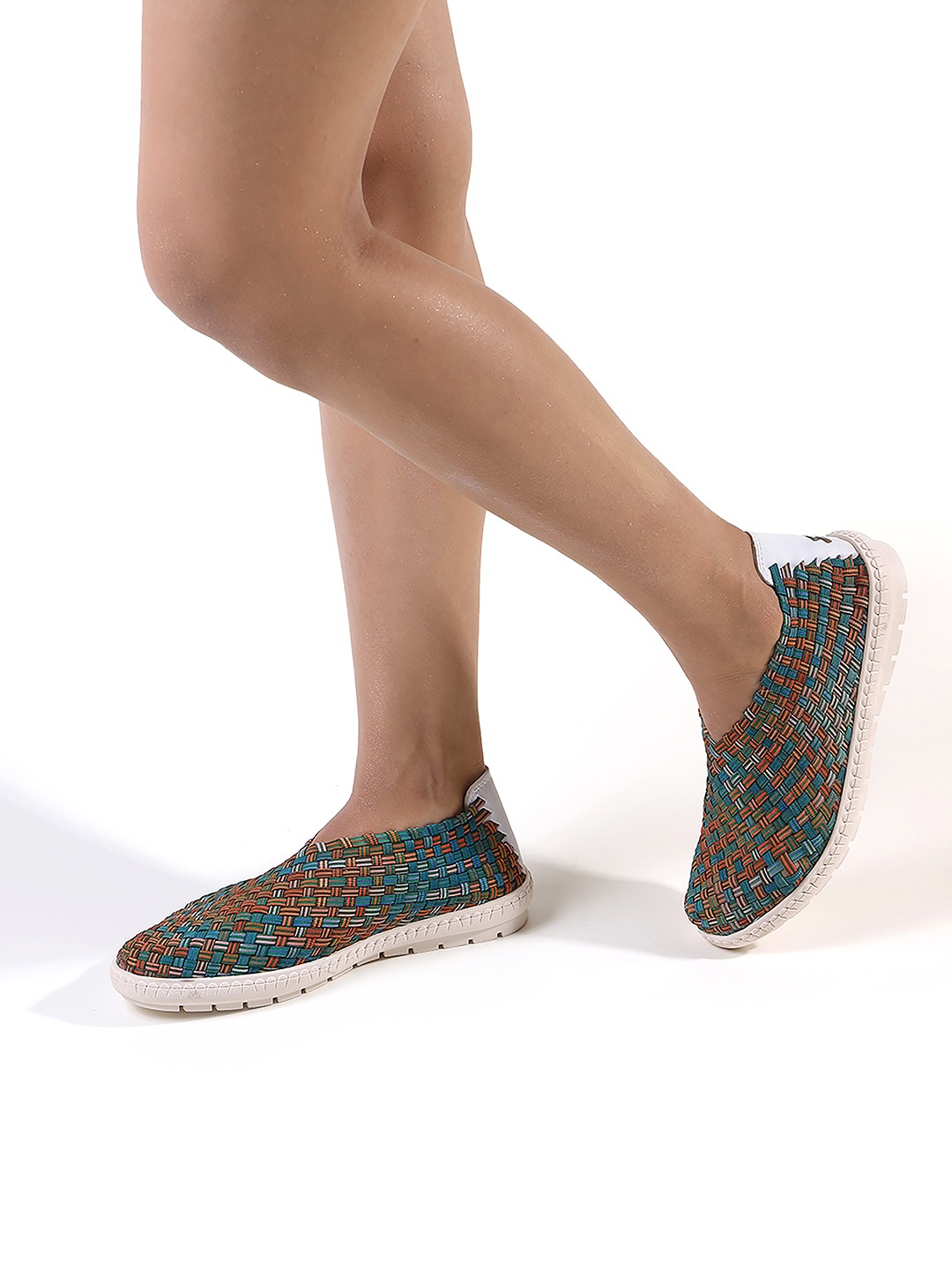 CATWALK | Weave Detail Slip On Sneakers