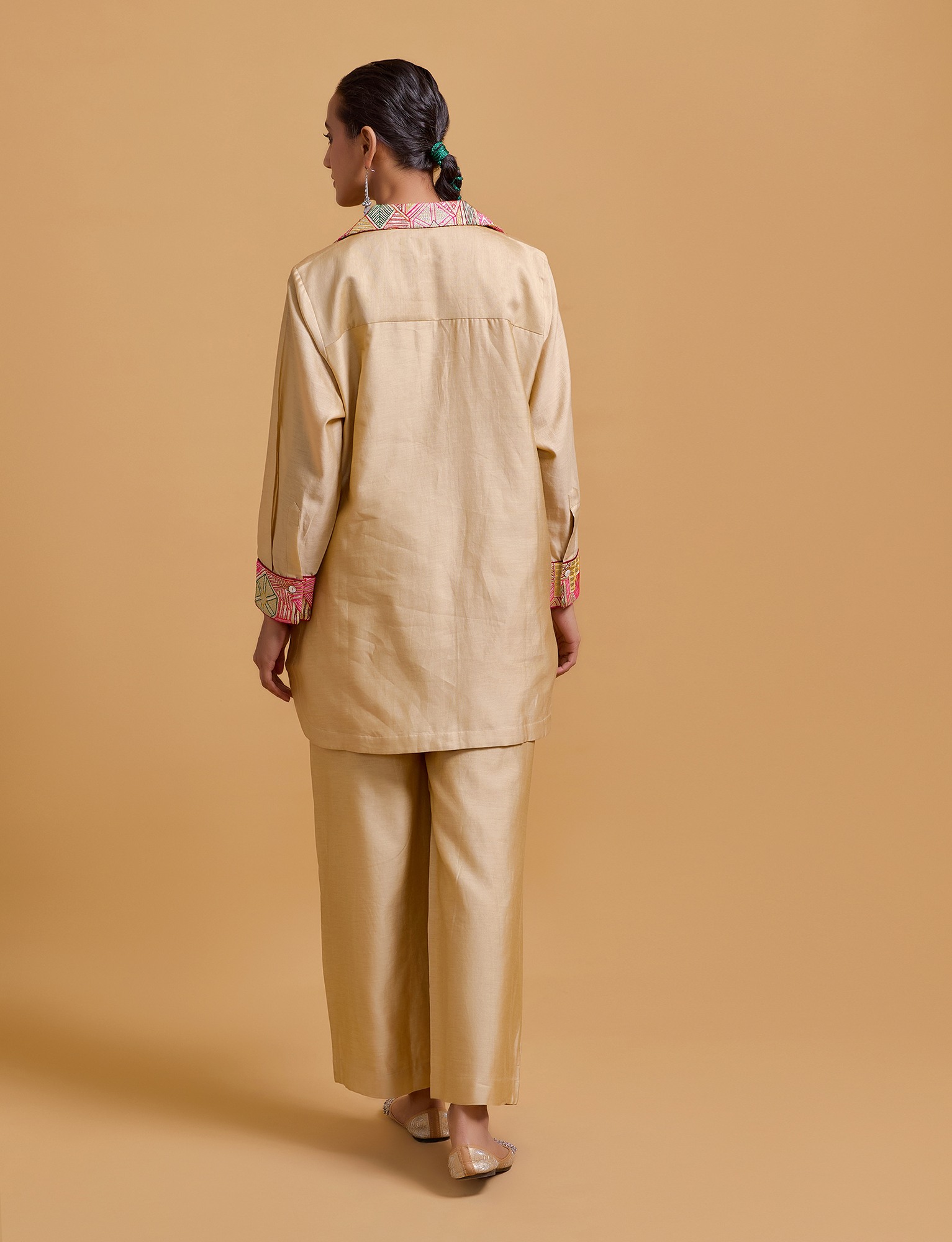 Mithai Beige Shirt Set