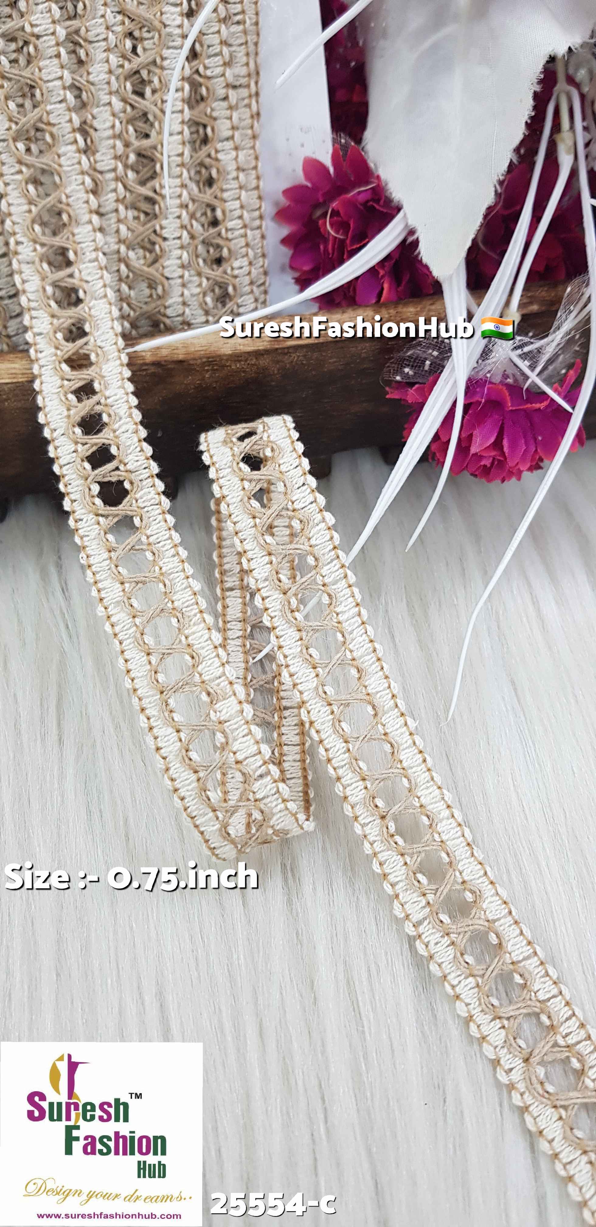 Elegant Cutwork Jute Lace