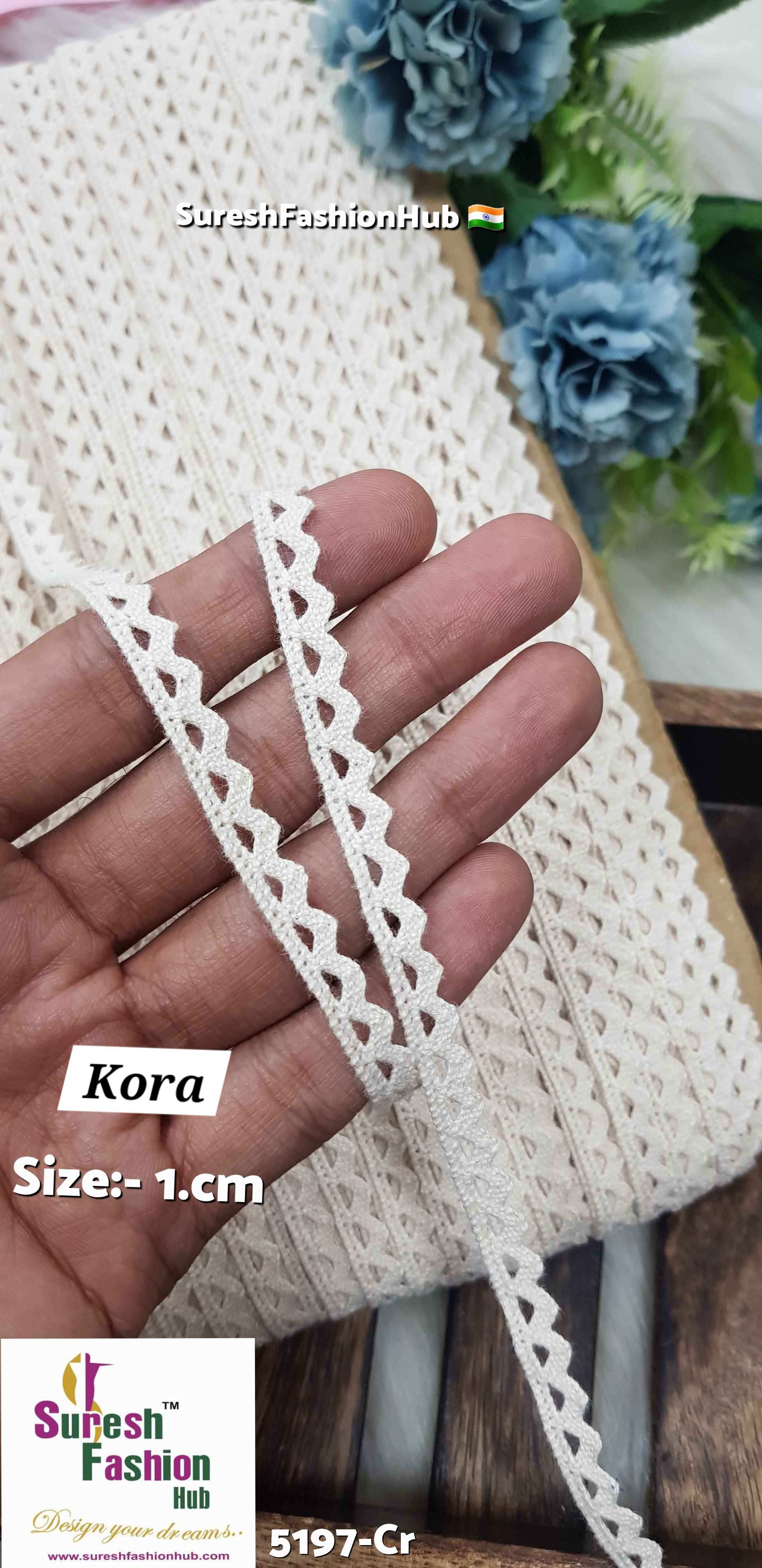 Kora Shade Scalloped Crosio Lace