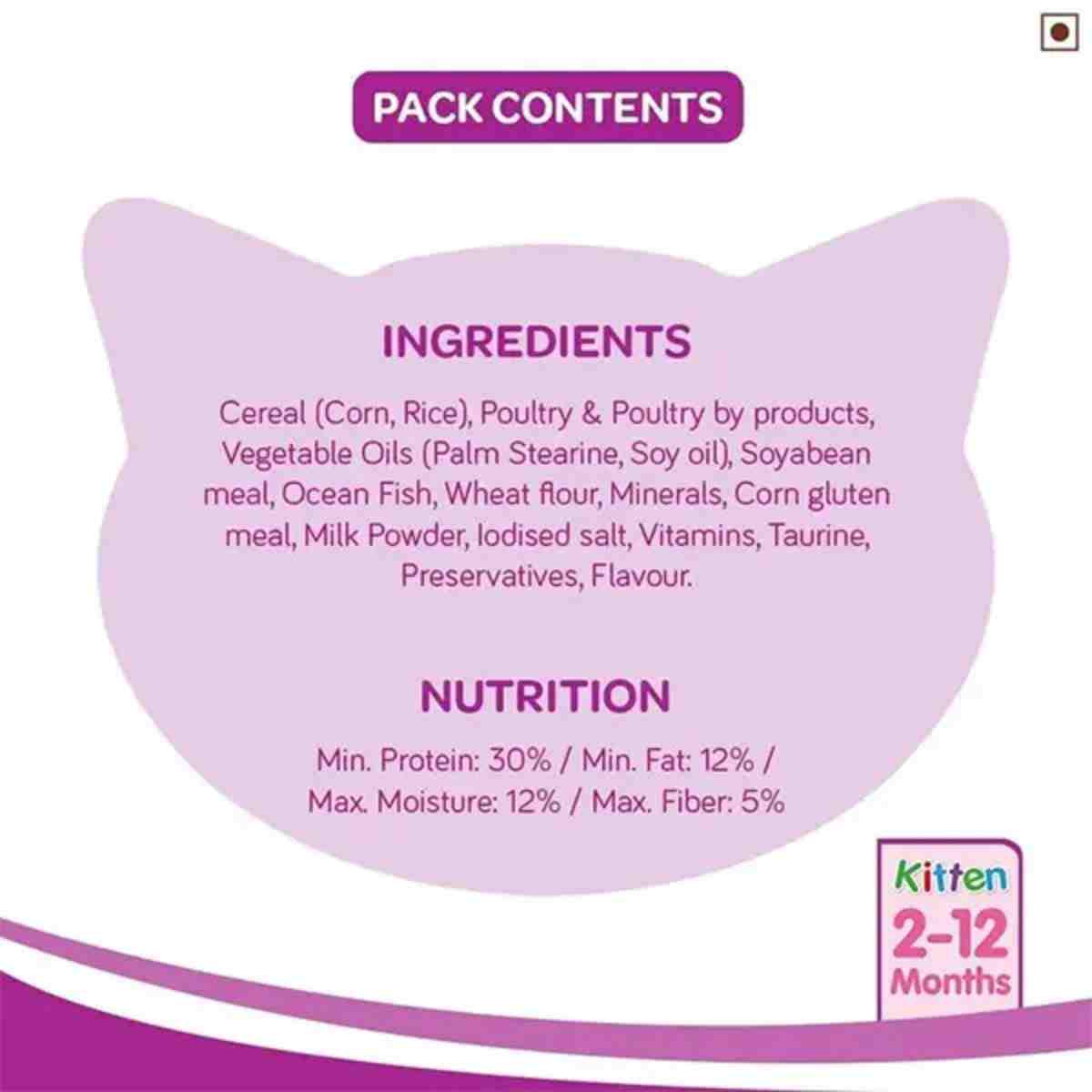 Whiskas Ocean Fish with Milk Adult Dry Cat Food