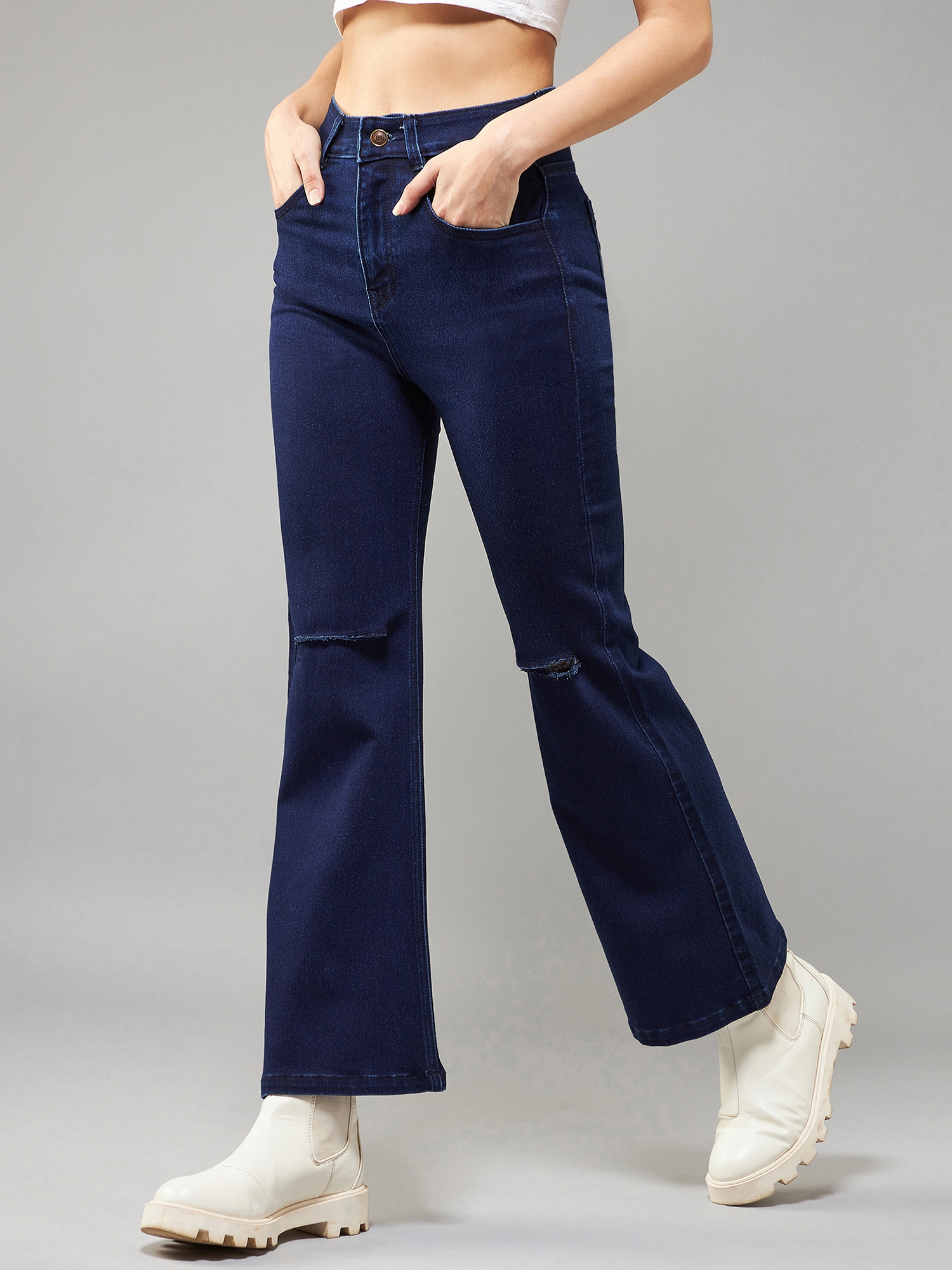 Buy Van Heusen Blue Jeans Online - 794120 | Van Heusen