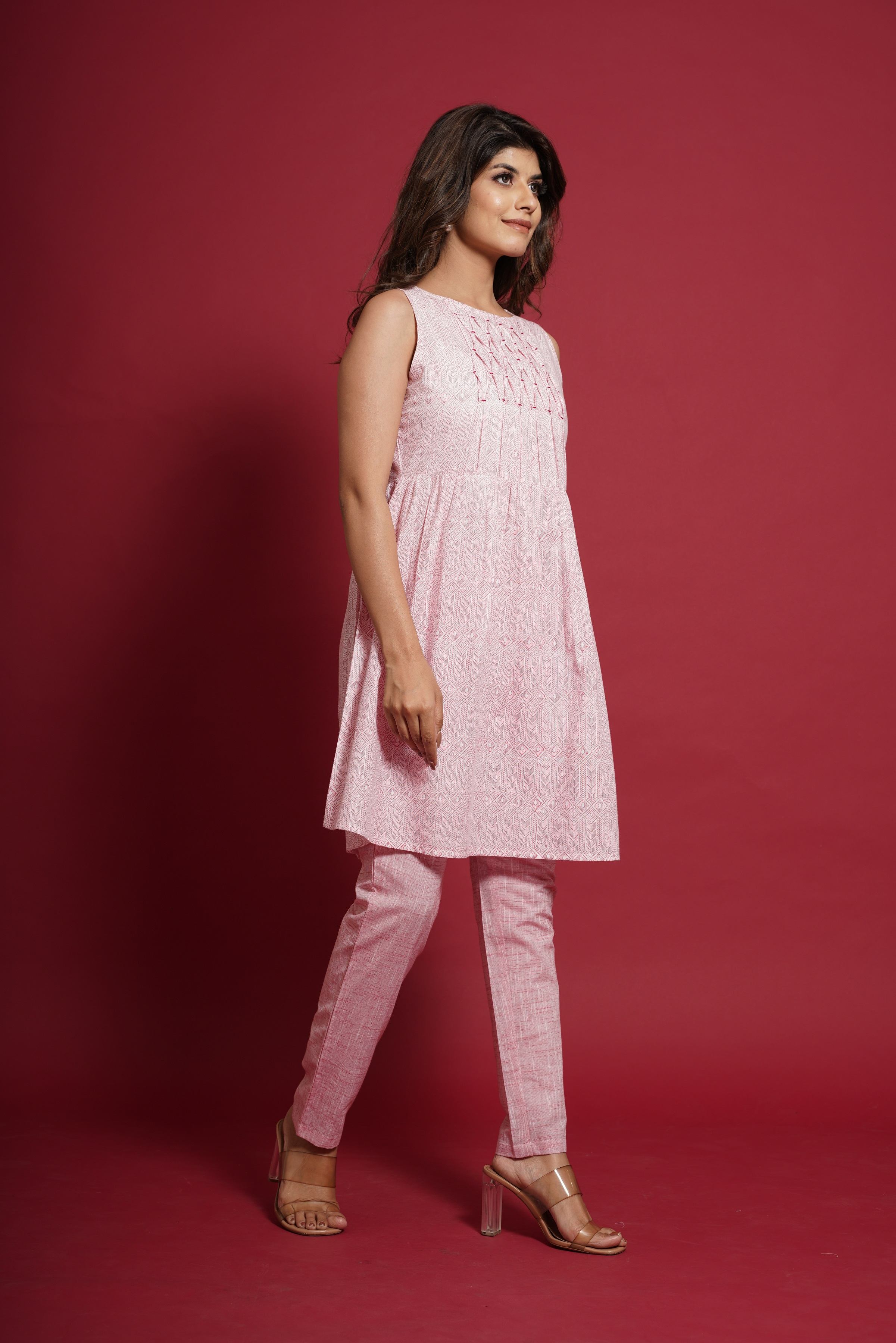 PINK BLOCK PRINT COTTON CO-ORD Shttps://platform.fynd.com/public/admin/assets/adm-loader.gifET