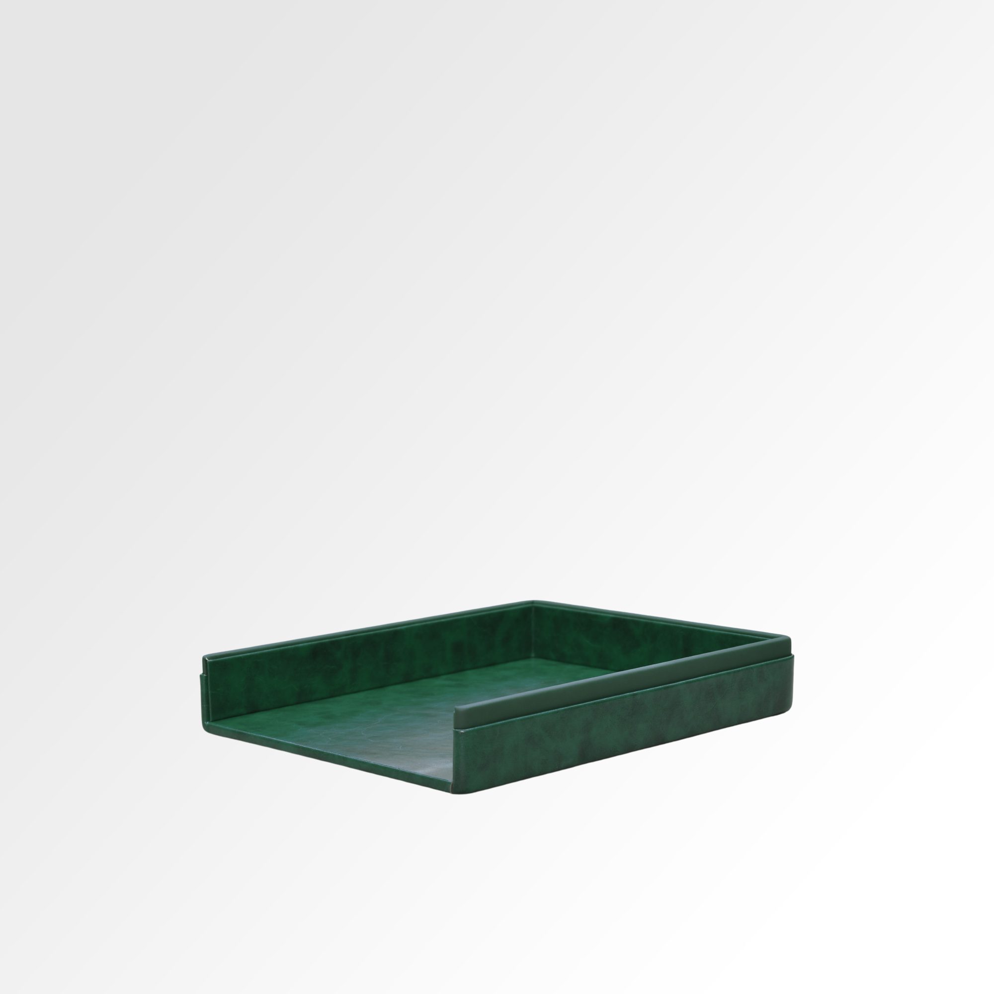 A4 Paper Tray / Letter Tray | Faux Leather | Moderno | Olive Green
