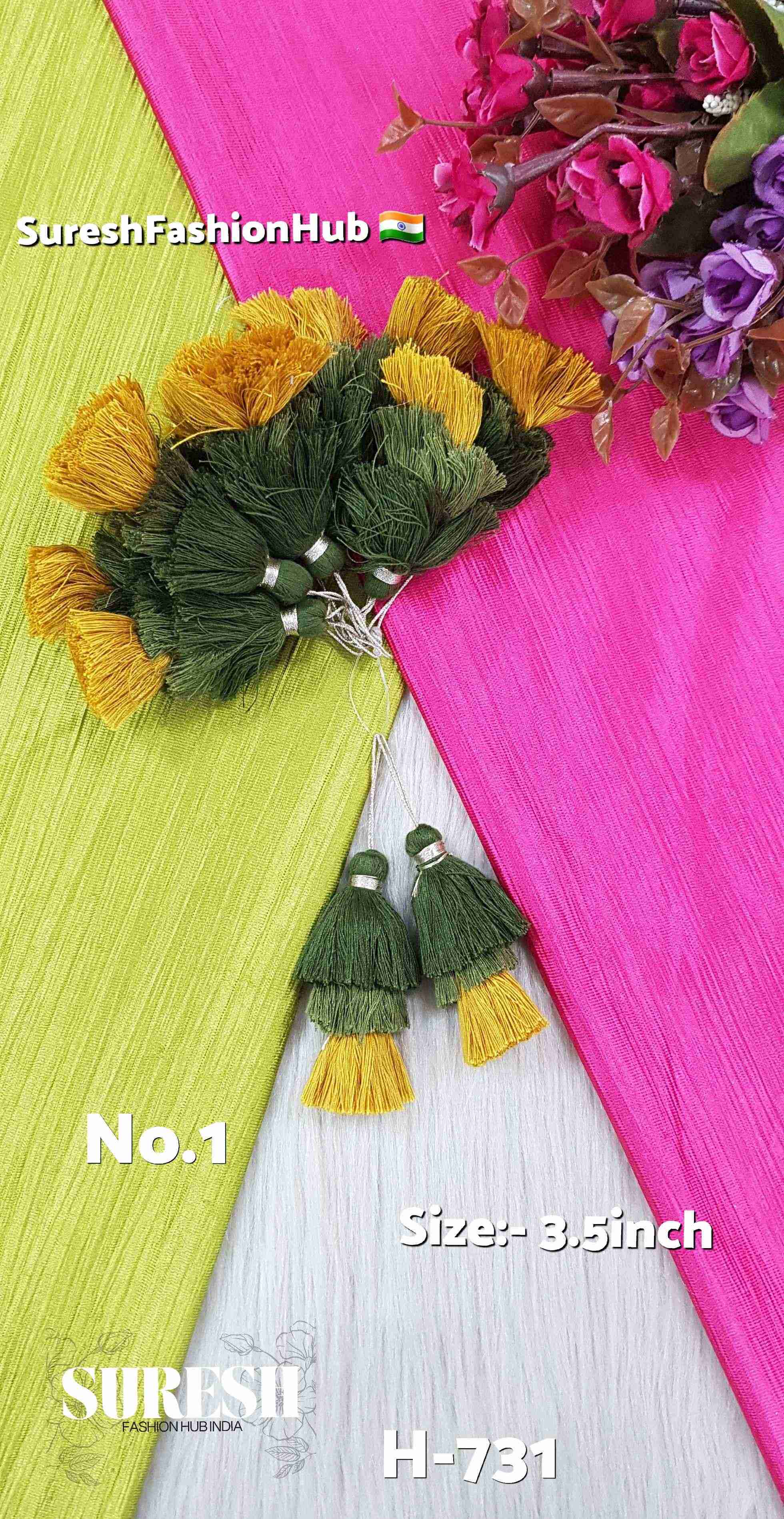 Twilight Fusion Thread Tassel – Color No 1 : H-731