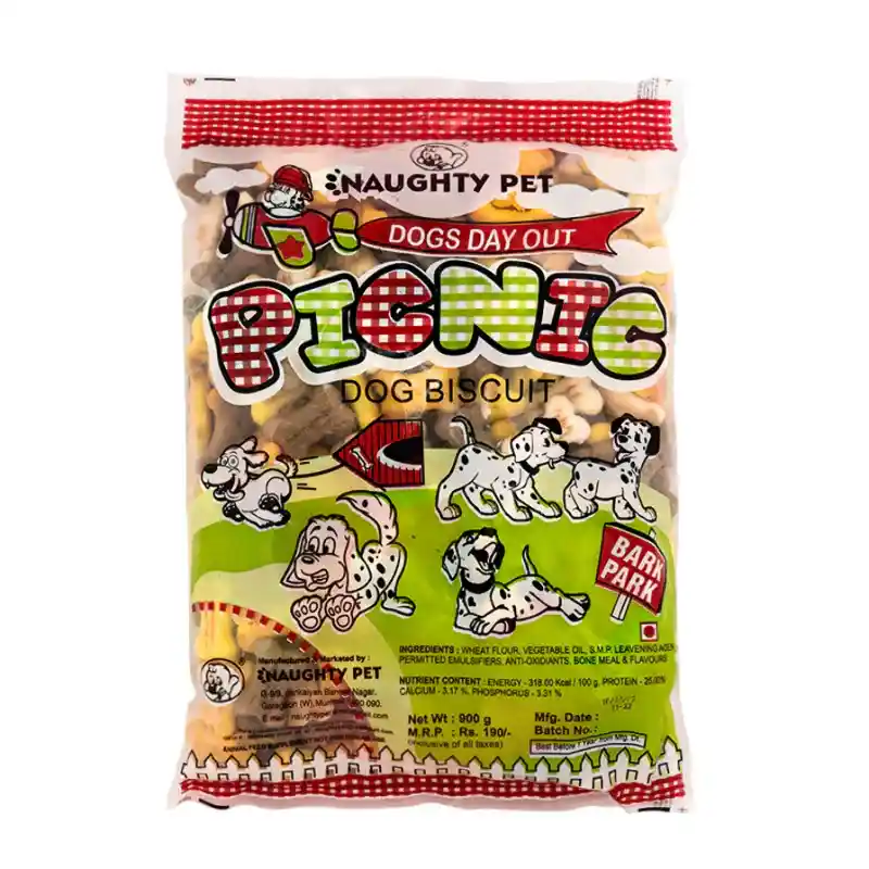 Naughty Pet Picnic Biscuits for Dogs 800g