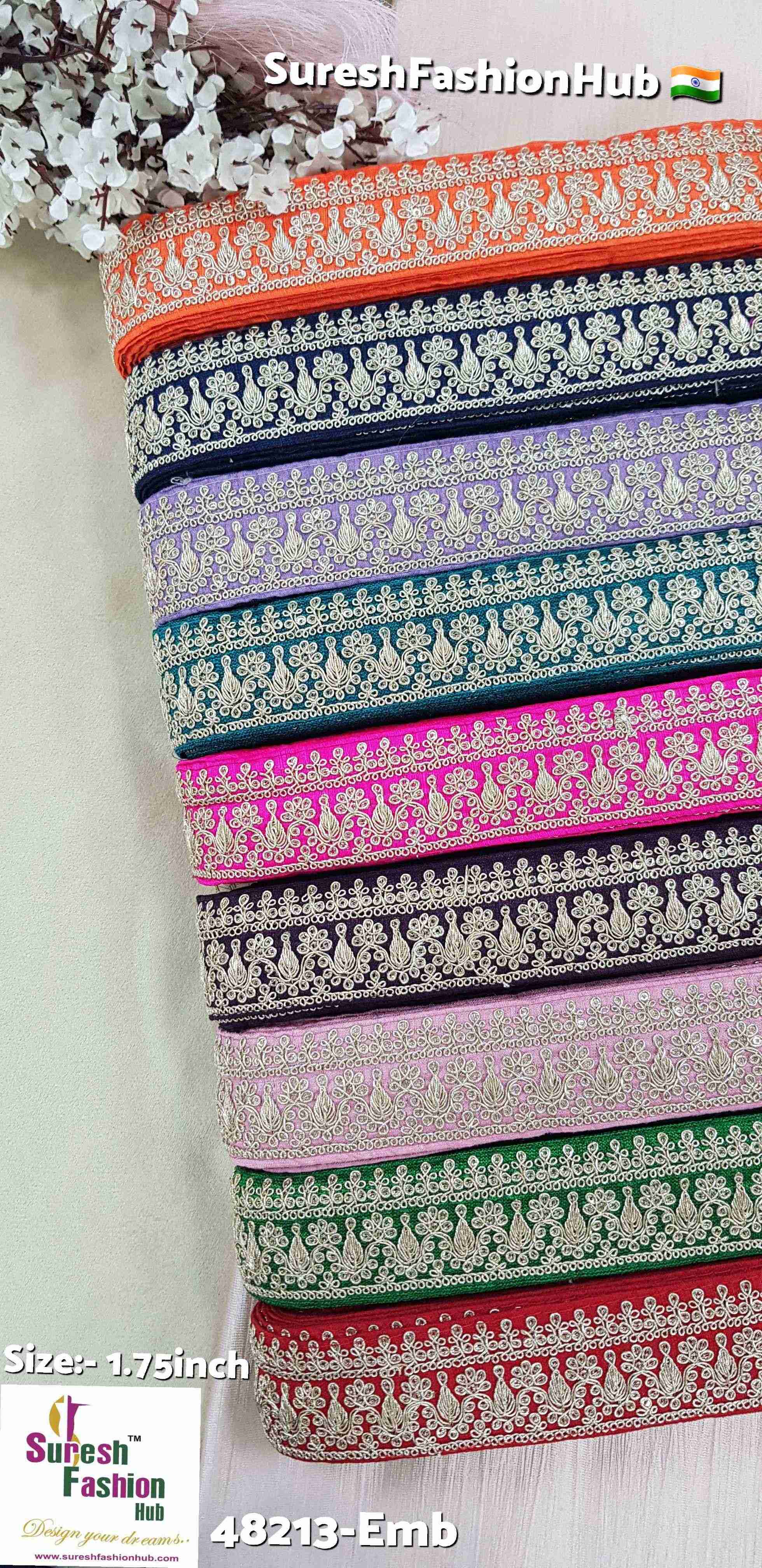 Lilac Pearl & Sequence Fabric Lace