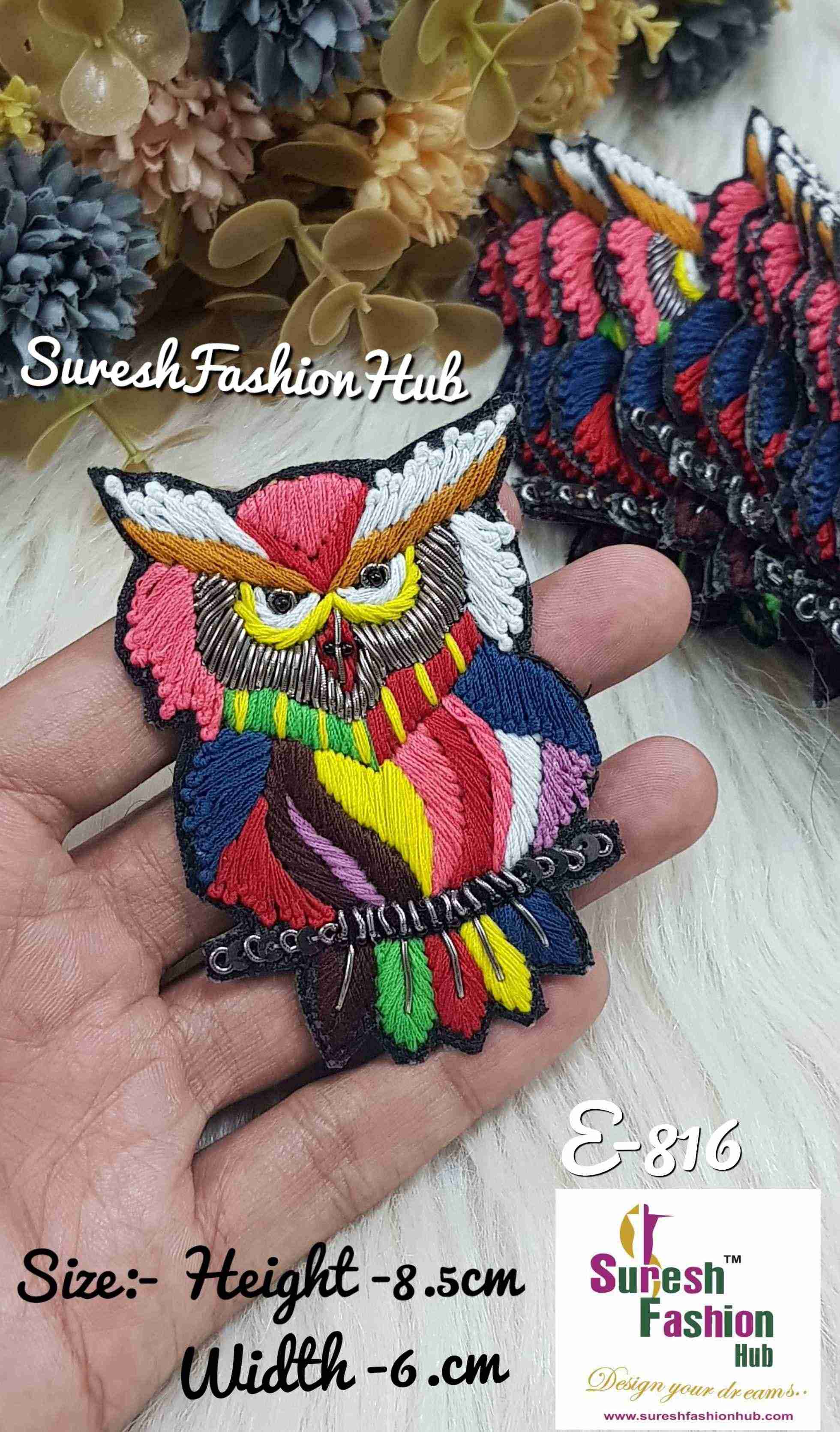 Dreamy Hand Woven Multi Colored Patch