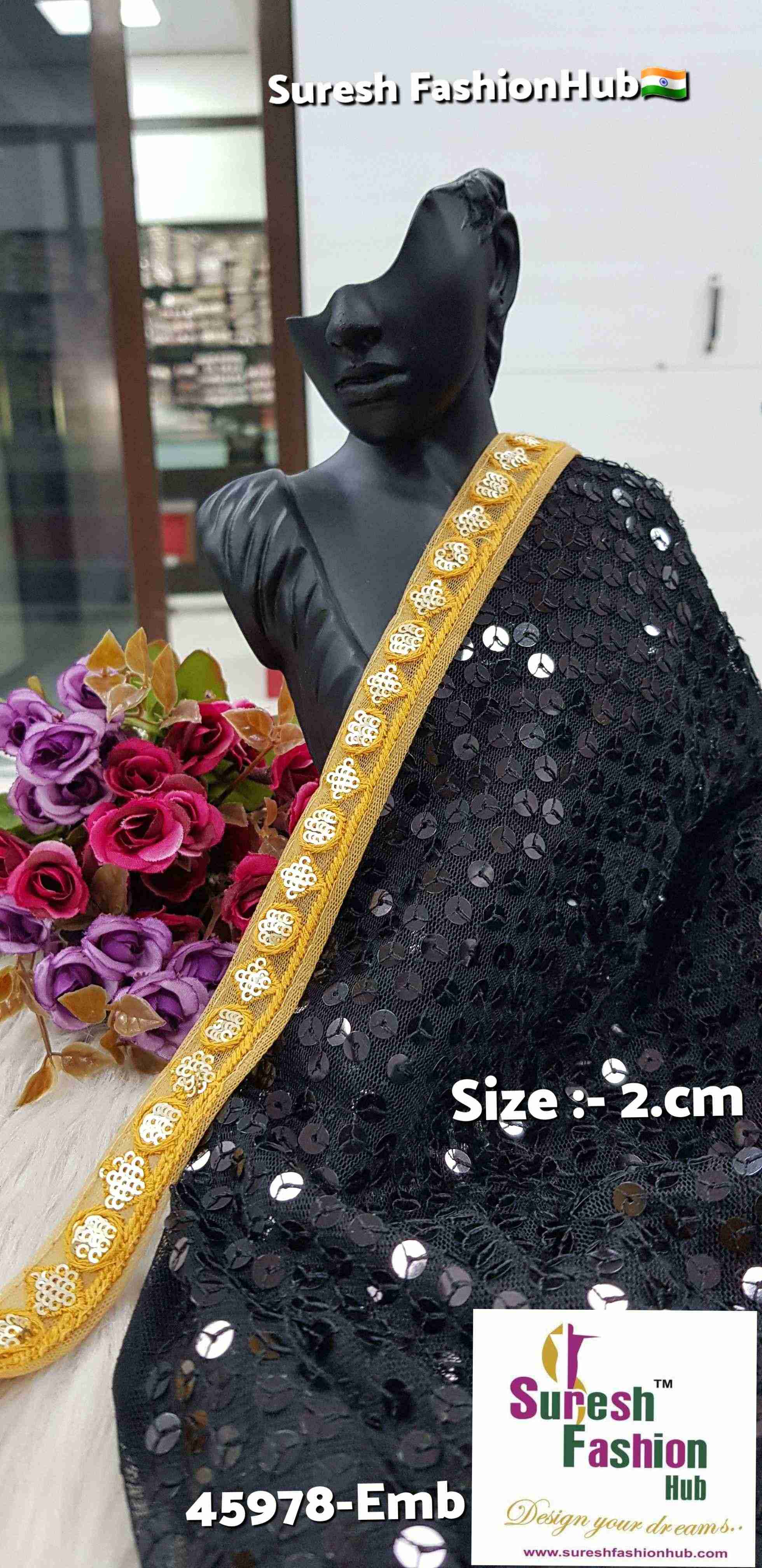 Geometric Pearl Mustard Lace