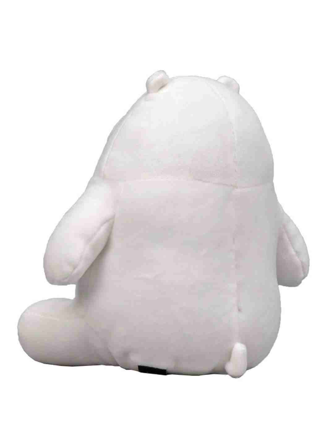 We Bare Bear Sitting Ice Bear Soft Toys for Kids age 1Y+ - 20 Cm (White)
