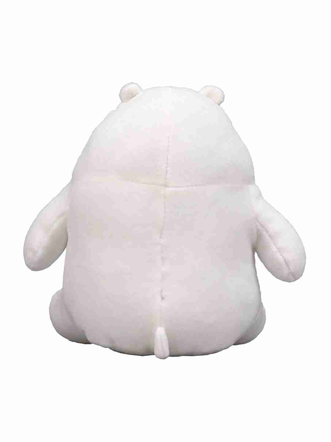 We Bare Bear Sitting Ice Bear Soft Toys for Kids age 1Y+ - 20 Cm (White)