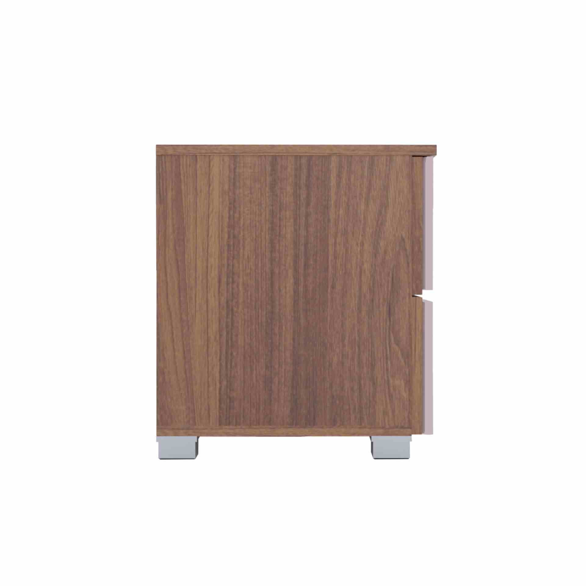 Kruger Bedside Table - Leon Teak (DIY)