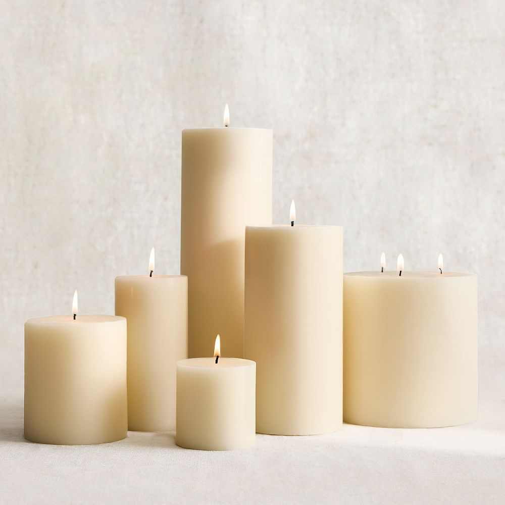 Signature Wax Pillar Candles