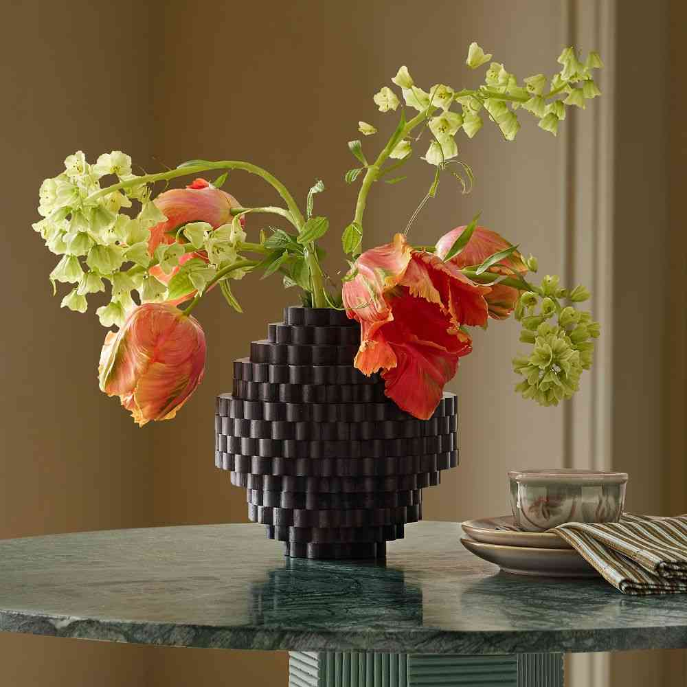 west elm | Pierce & Ward Linked Wood Vase