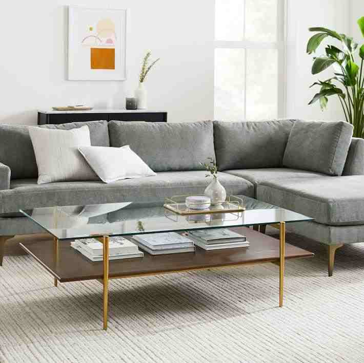 Mid-Century Art Display Coffee Table