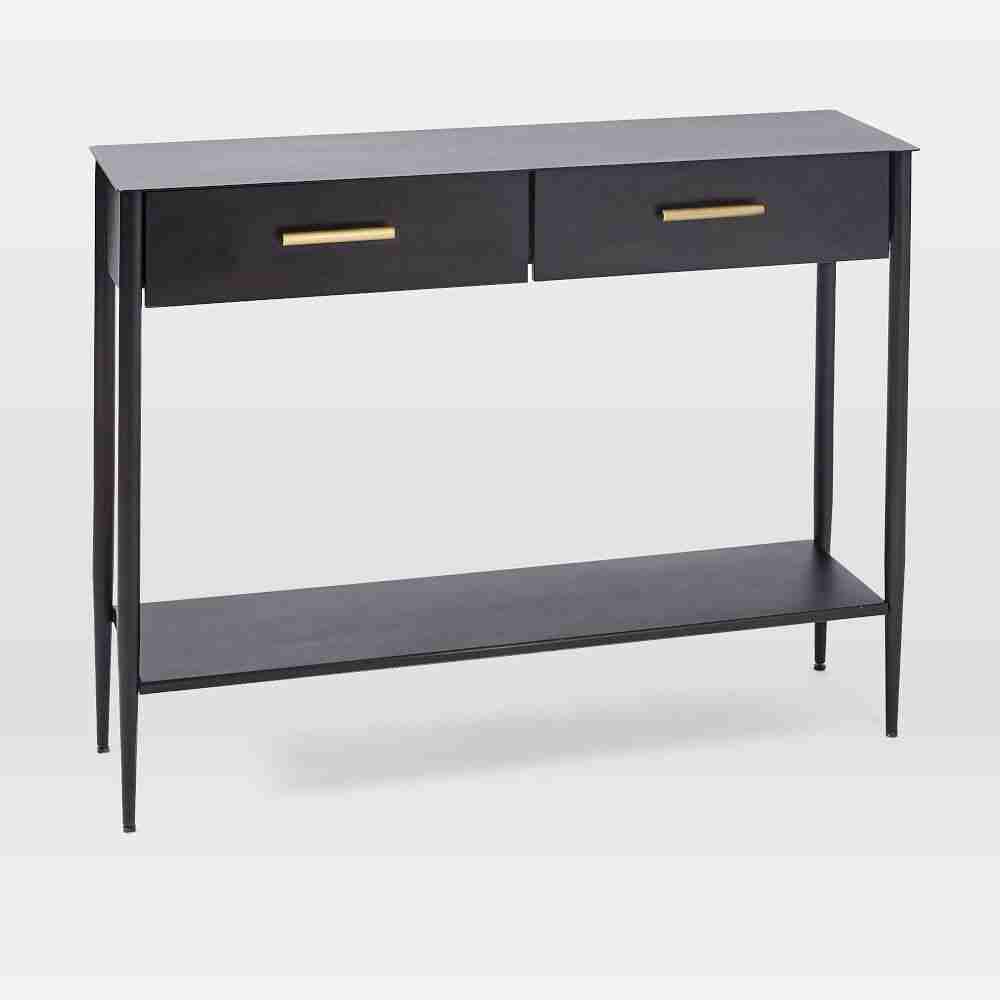Metalwork Console - Hot-Rolled Steel Finish