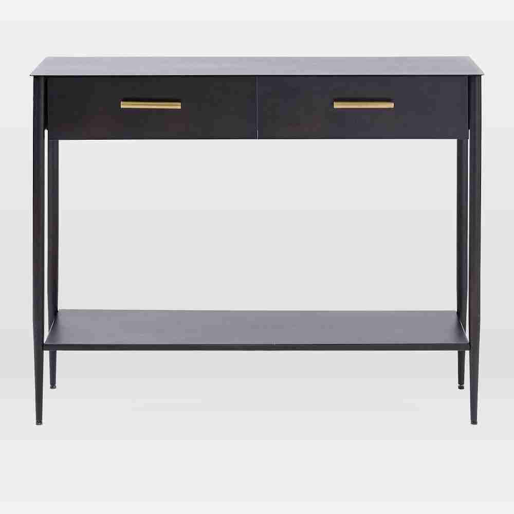 Metalwork Console - Hot-Rolled Steel Finish