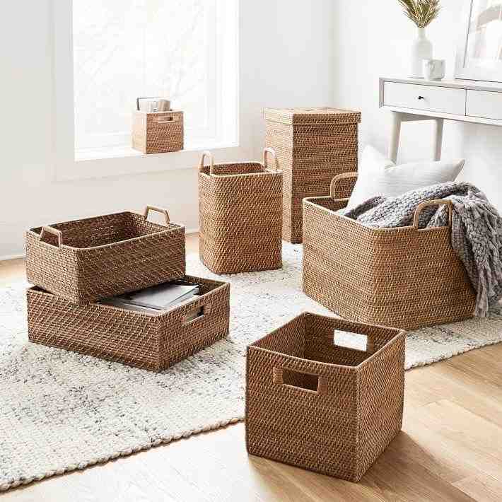 Modern Weave Handled Baskets