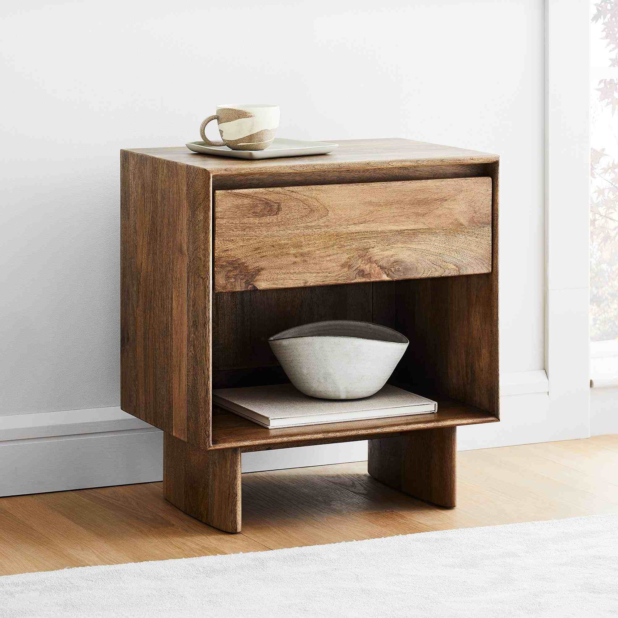 Anton Solid Wood Nightstand