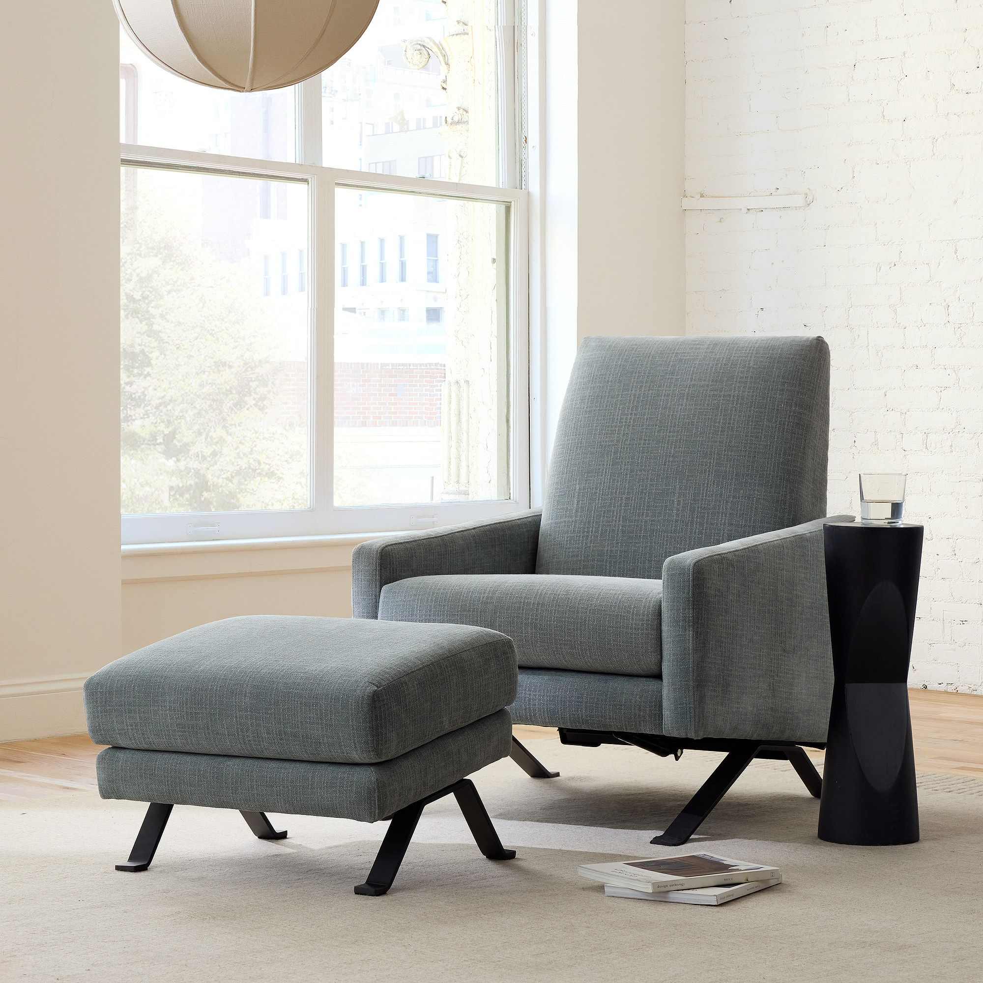 Crawford Chair & Ottoman Set