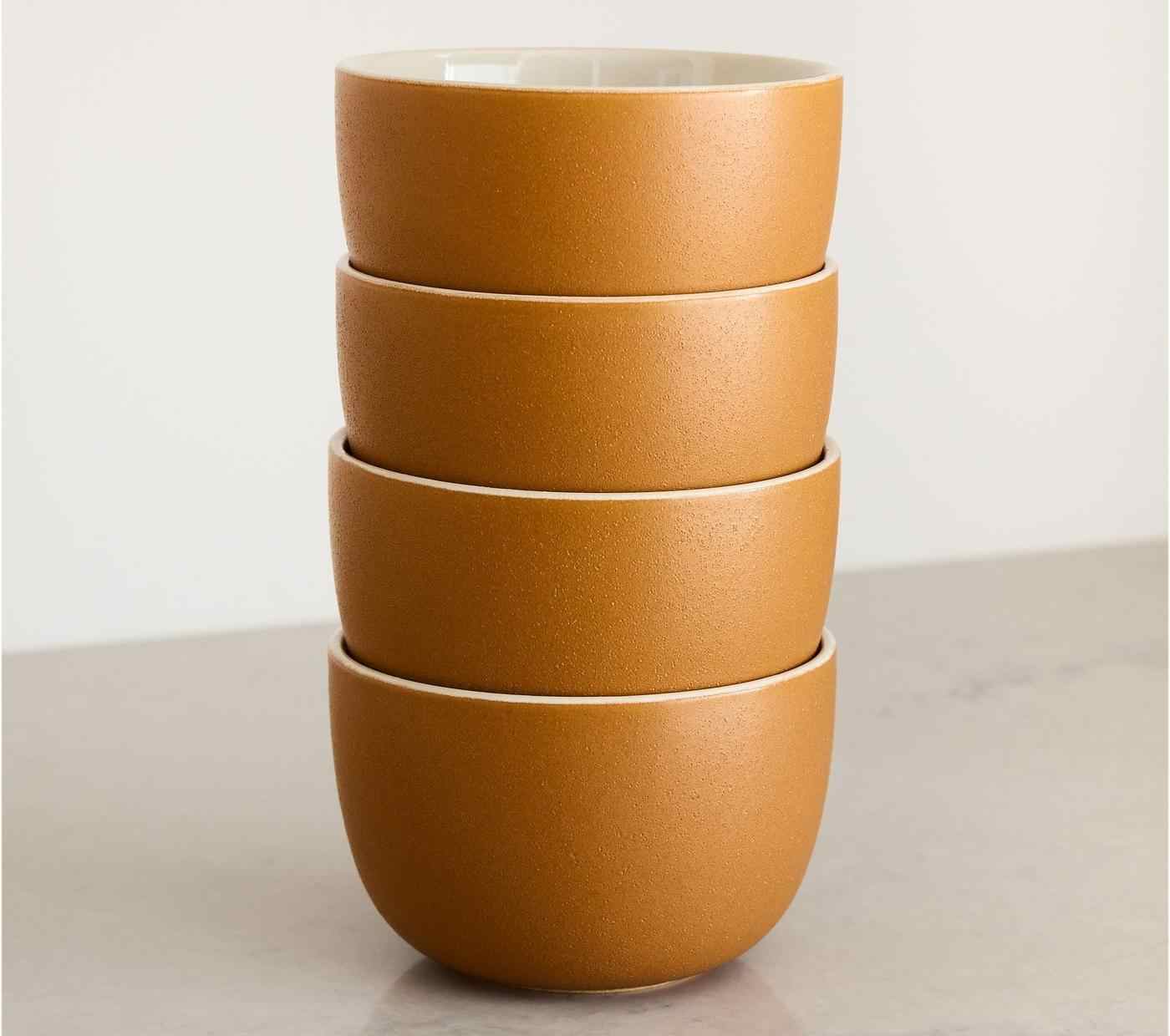 Kaloh Cereal Bowls  - Amber