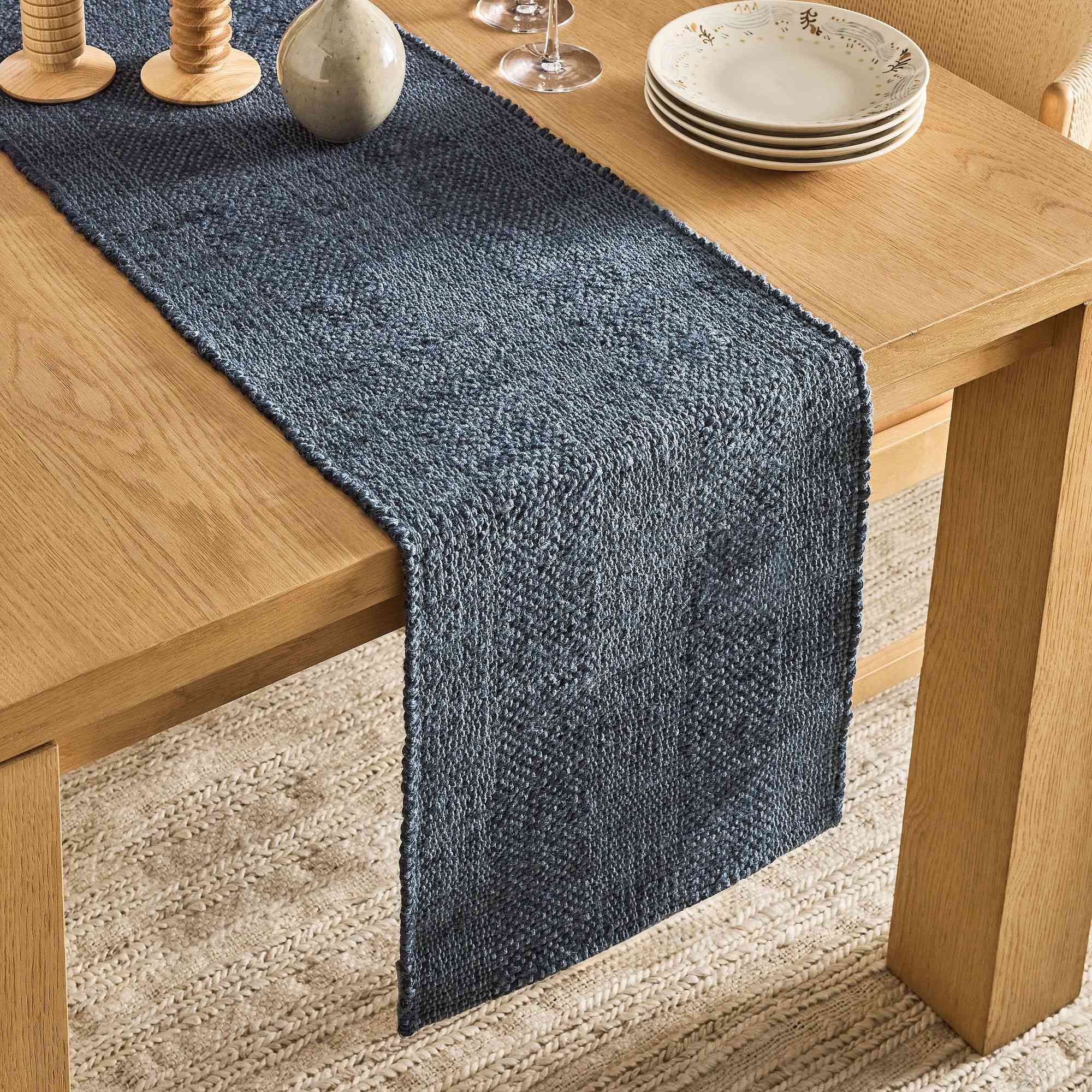 Chunky Textured Woven Table Runner