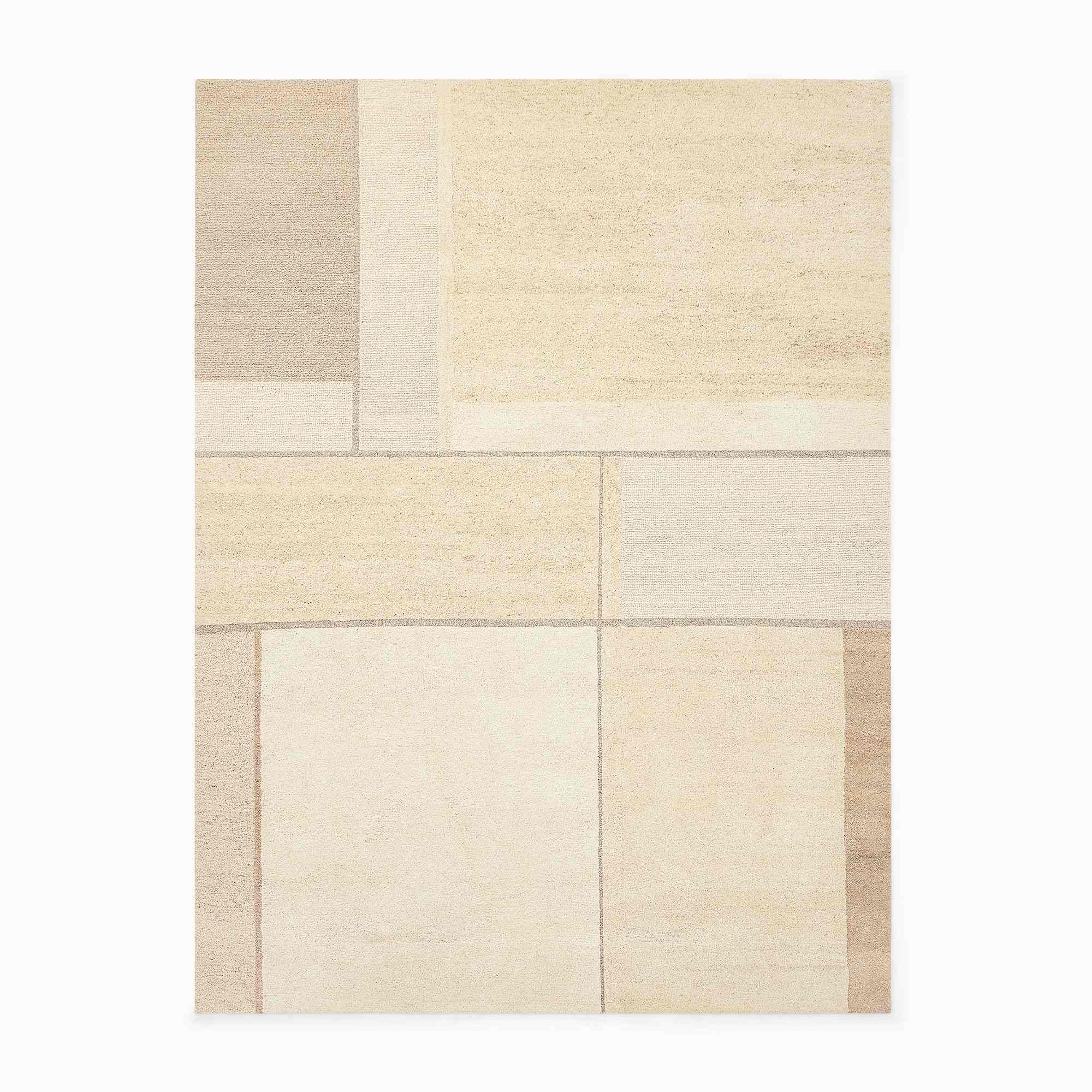 west elm | Modern Grid Tufted Wool Rug