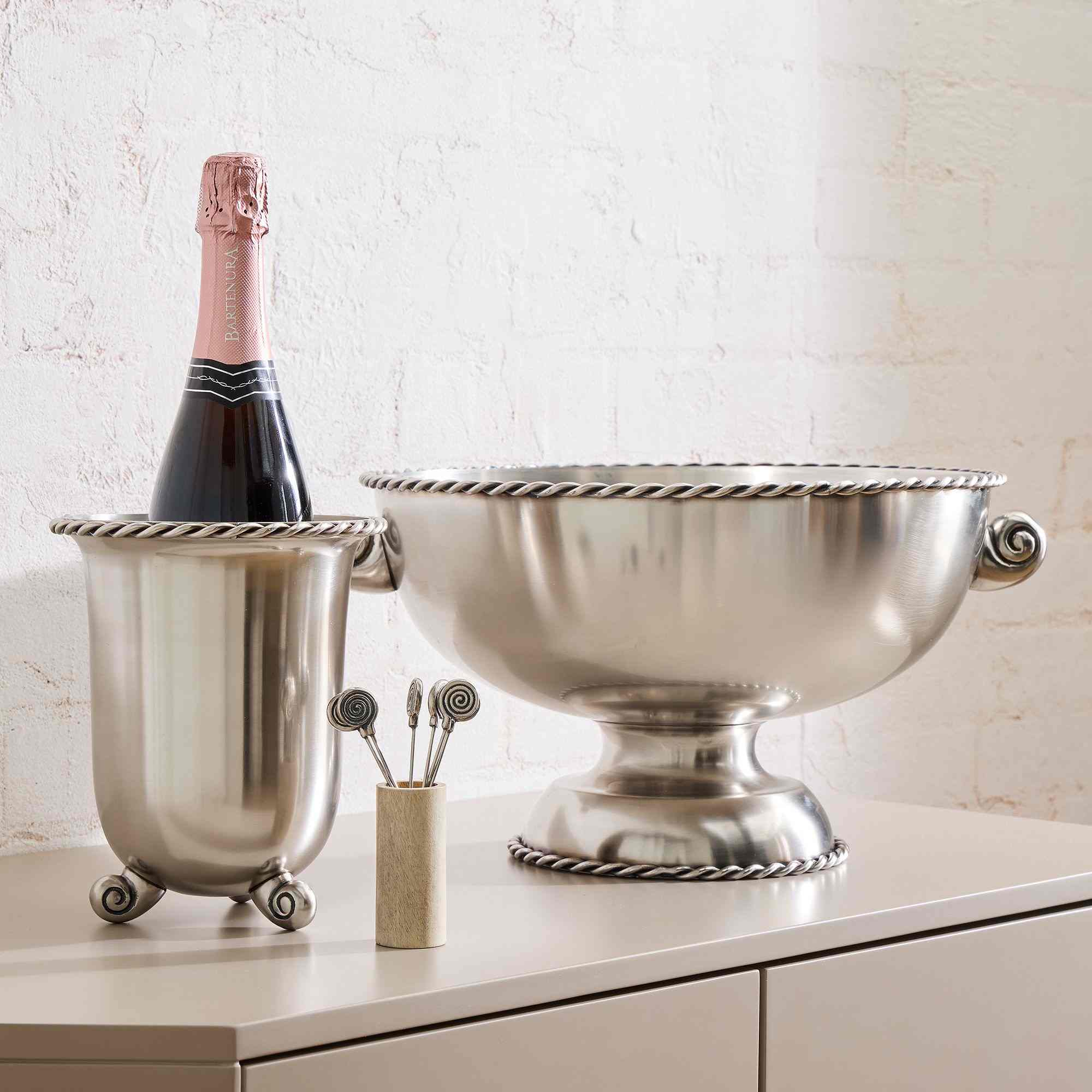 Solei Metal Barware Collection