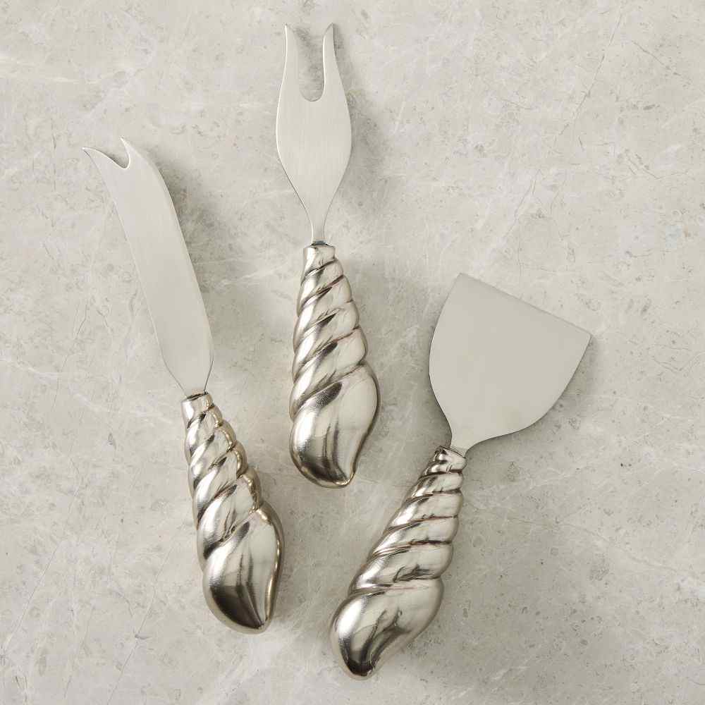 Solei Metal Cheese Knives (Set of 3)
