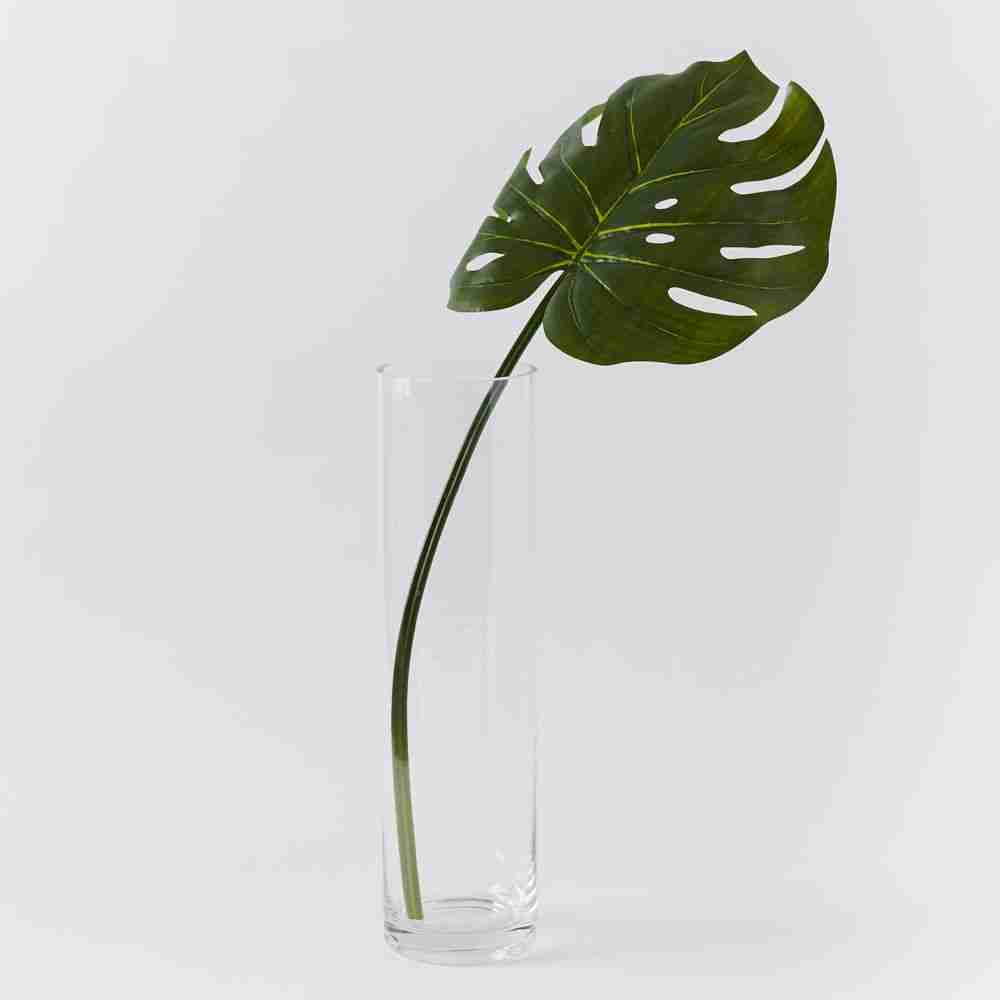 Faux Monstera Plant Leaf