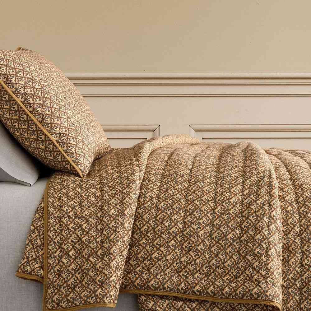 west elm | Pierce & Ward Berry Lattice Quilt & Shams