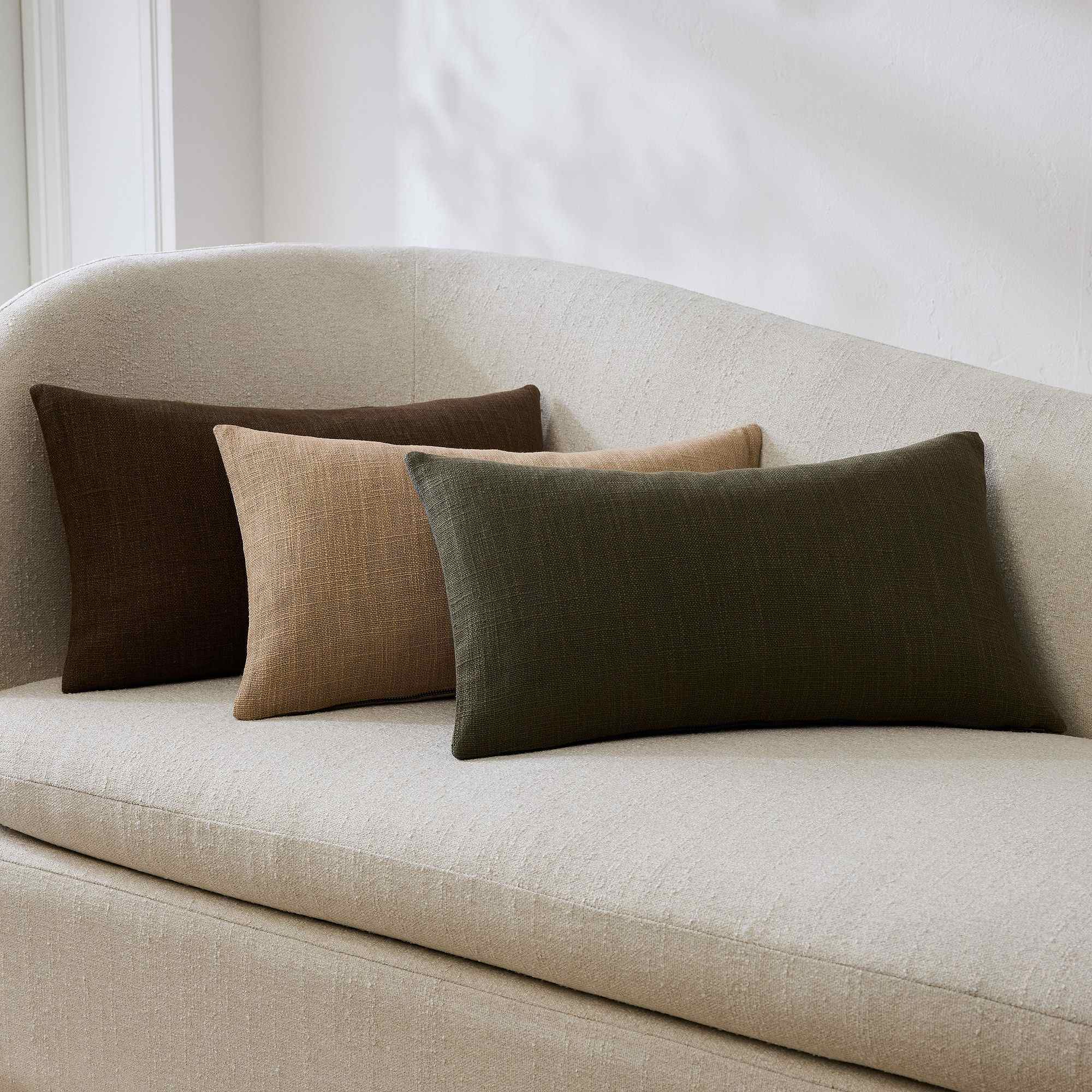 Classic Linen Reversible Pillow Cover