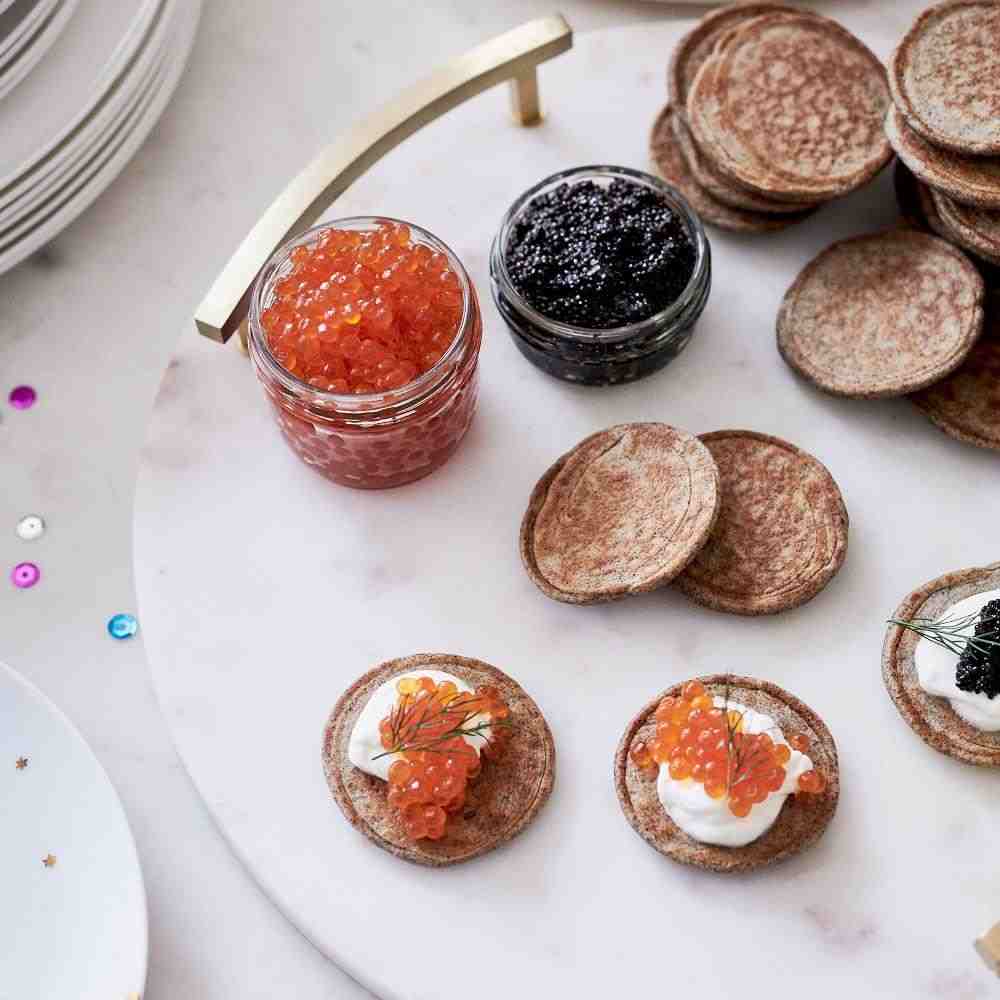 Marble + Brass Round Cheese Board