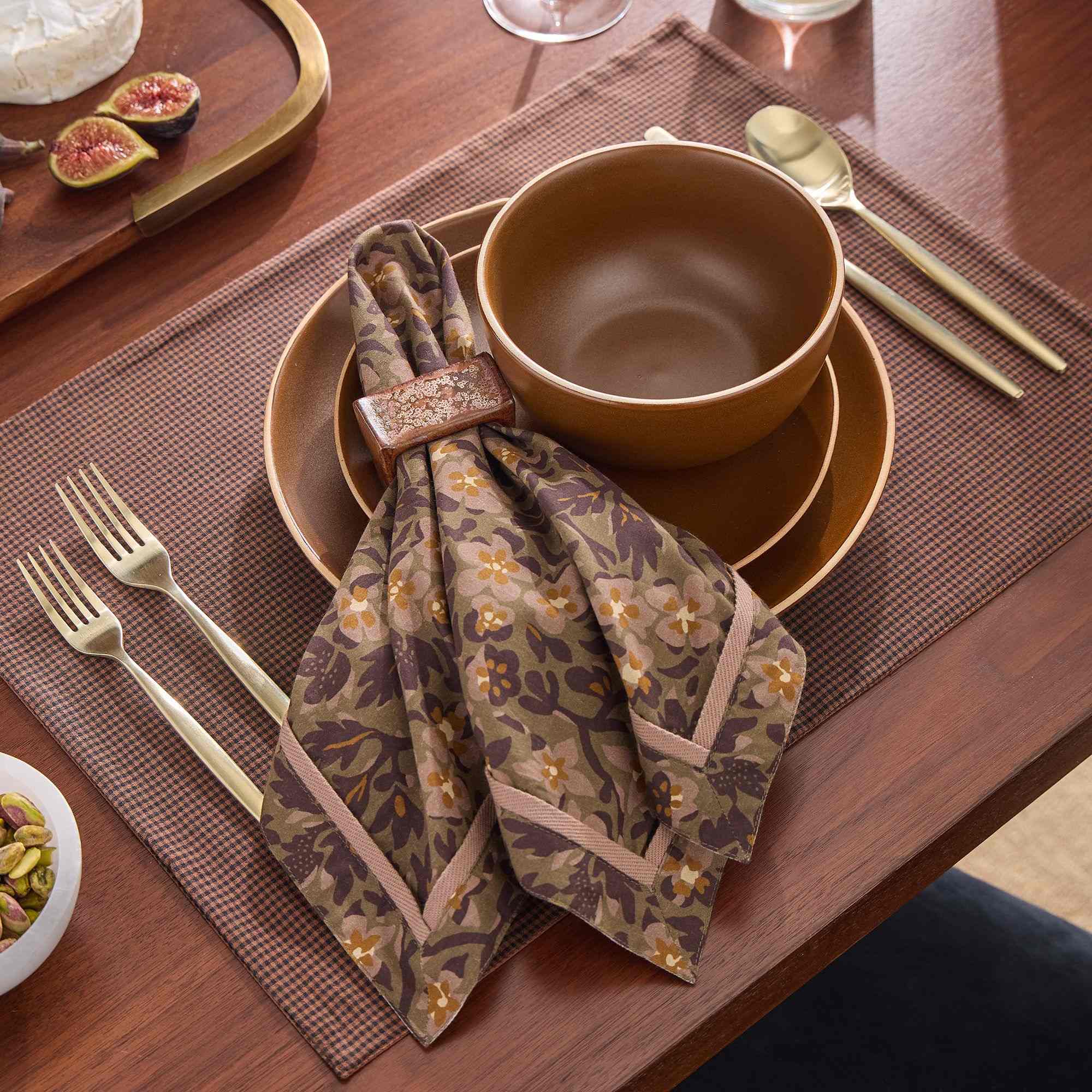west elm | Blake Floral Cotton Napkin Sets