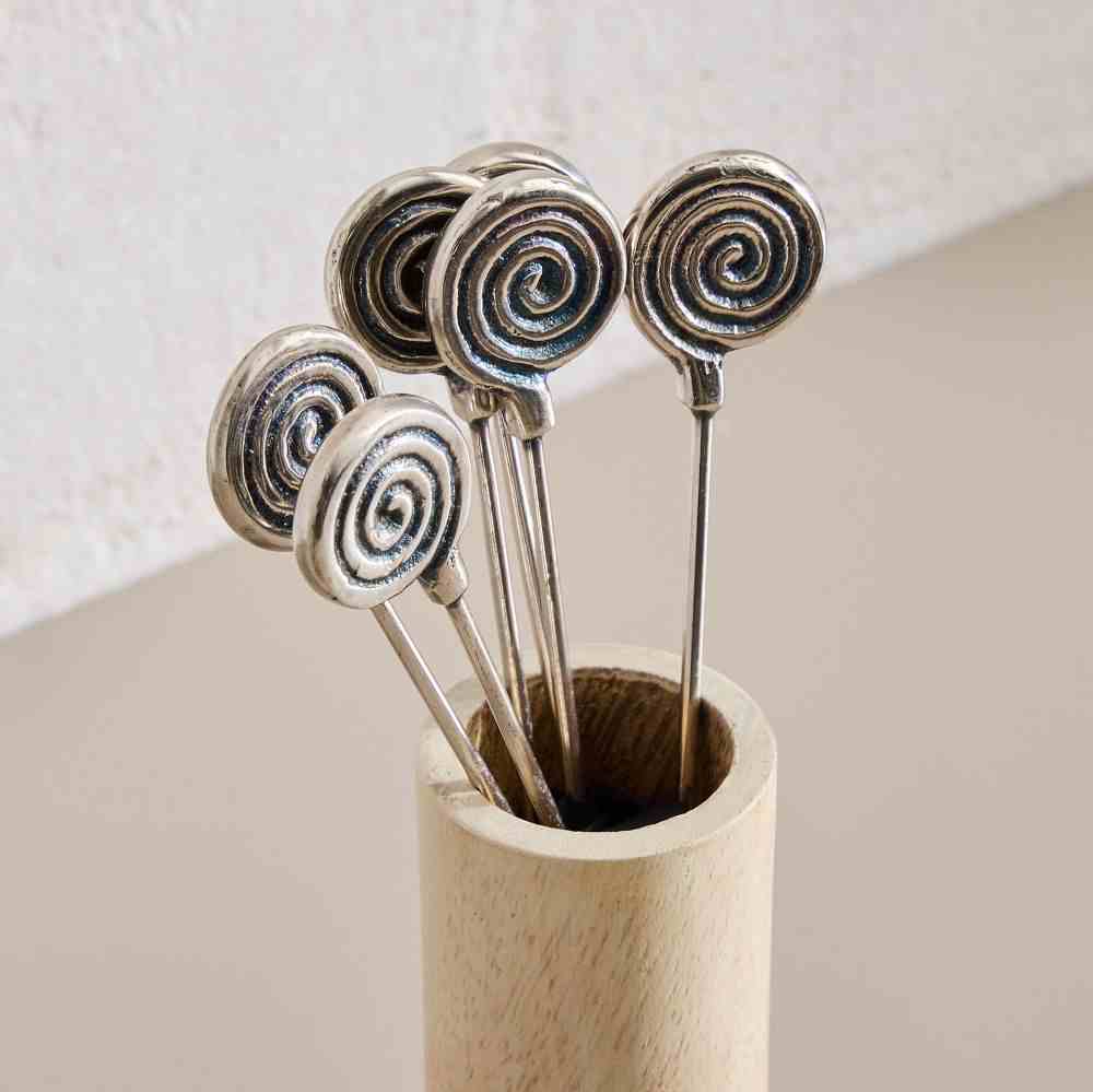 Solei Metal Cocktail Picks (Set of 6)