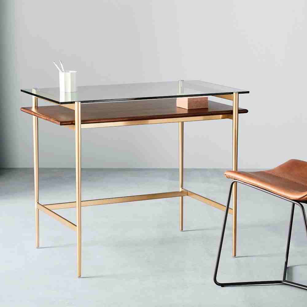 Mid-Century Art Display Mini Desk