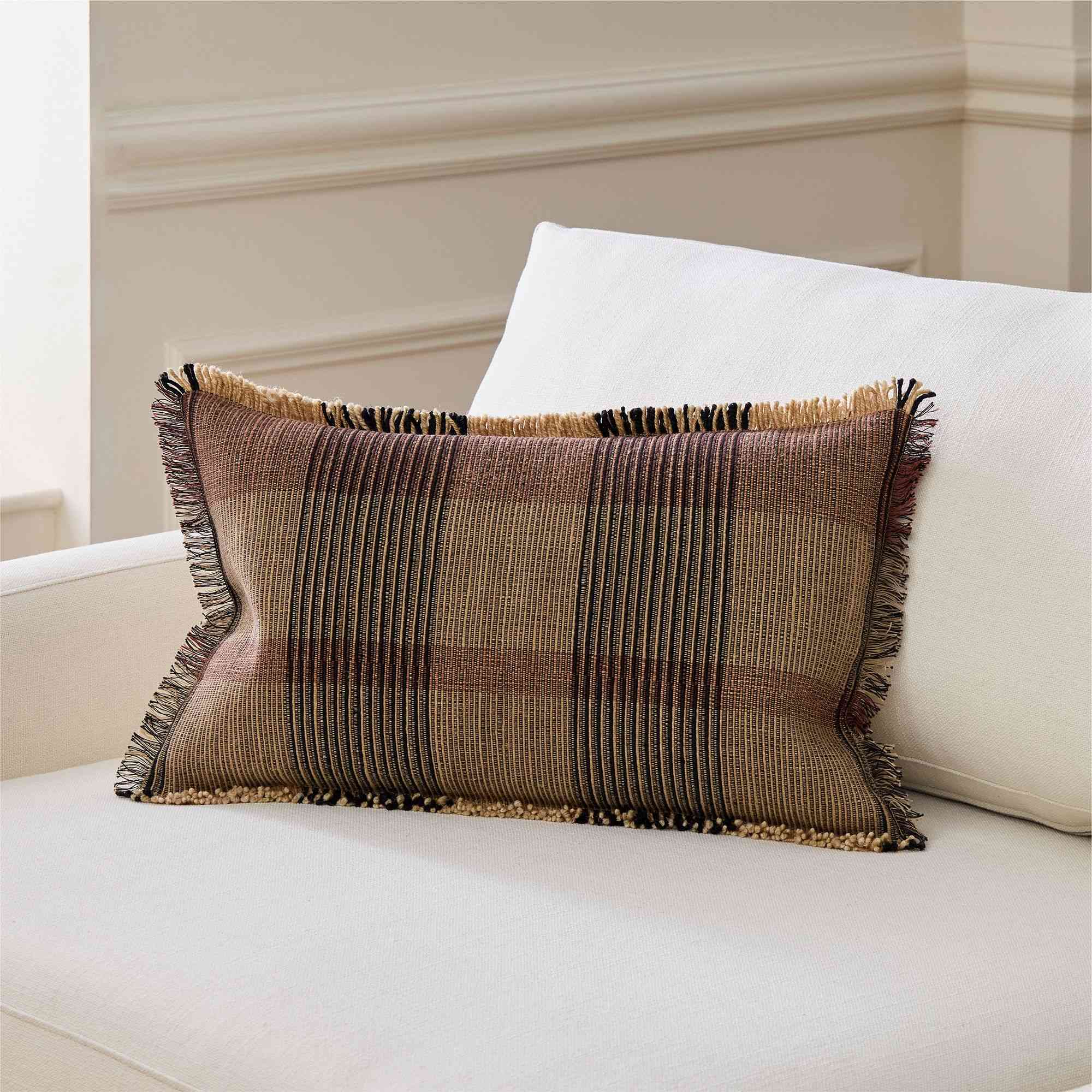 Graphic Plaid Pillow Cover