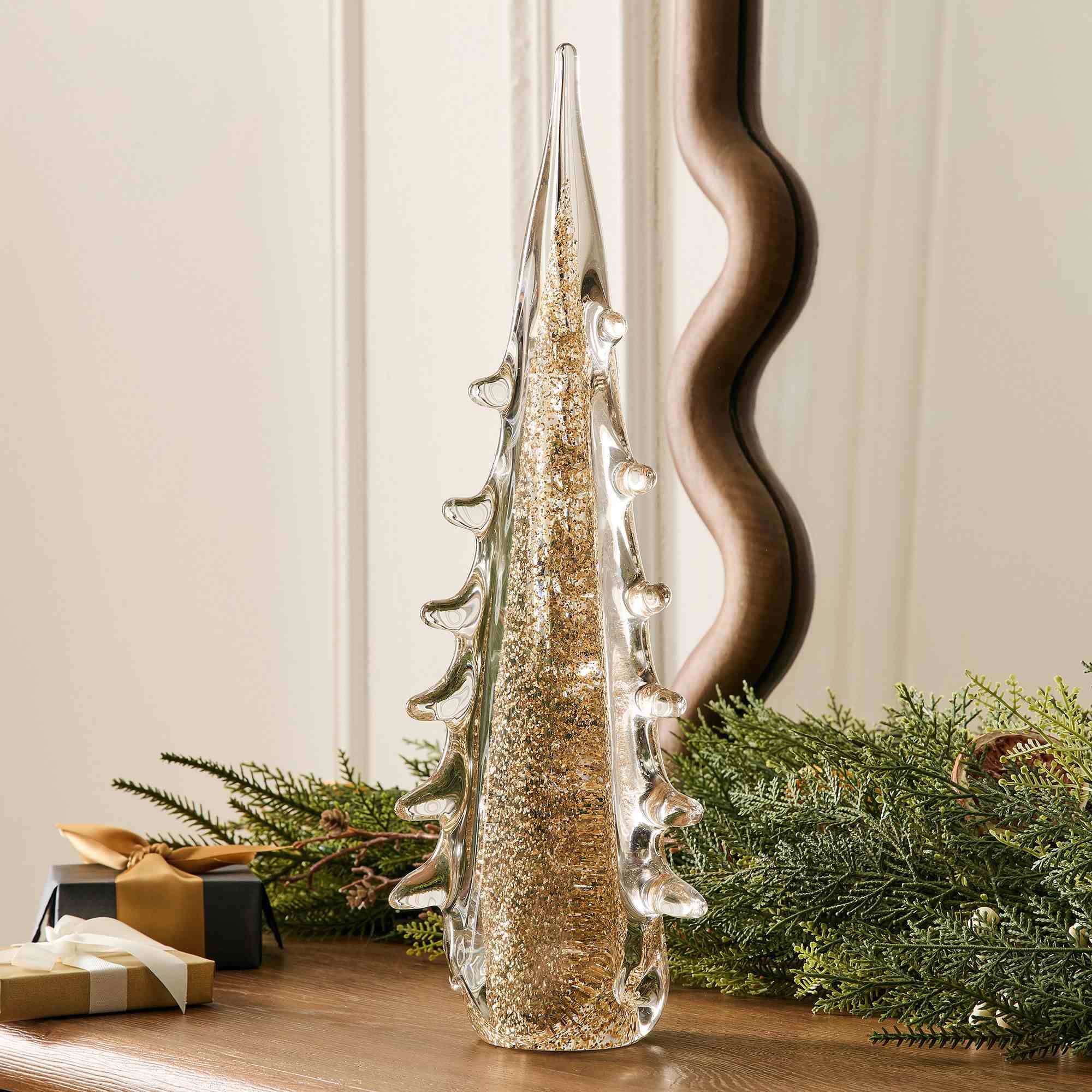 Shimmering Glass Trees