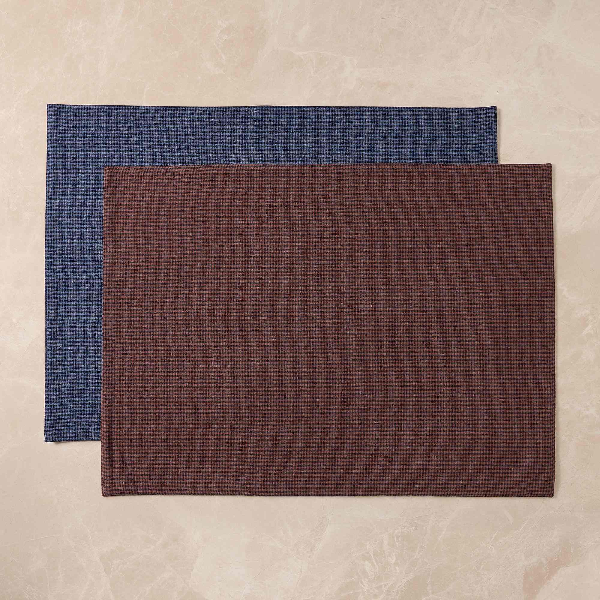west elm | Micro Yarn Dyed Cotton Placemat Sets