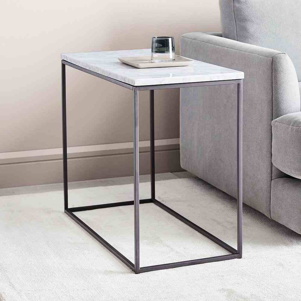 Streamline Side Table - Marble