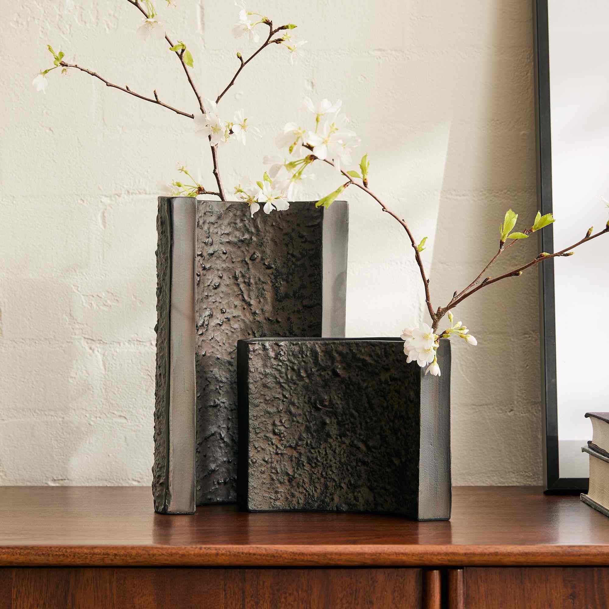west elm | Corey Metal Vases