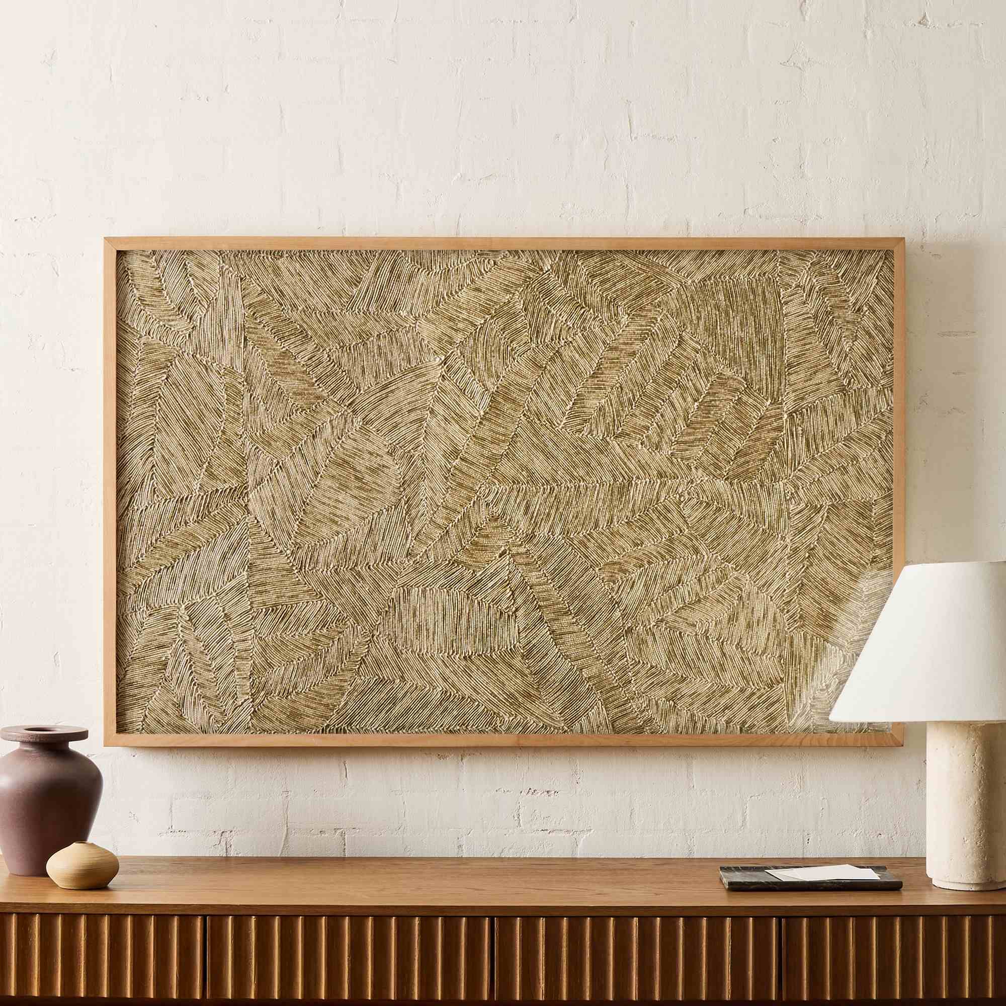 Tightly Embroidered Wall Art