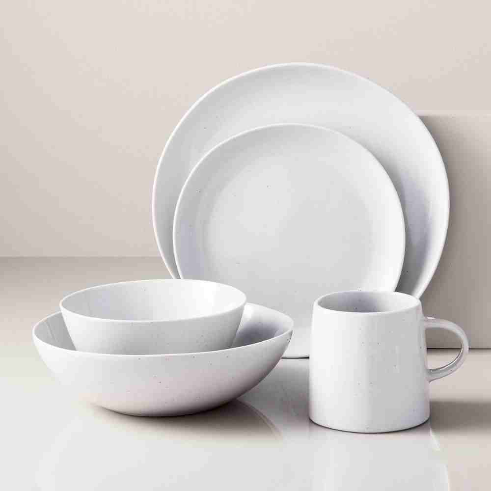 Richmond Stoneware Dinner Plates, White