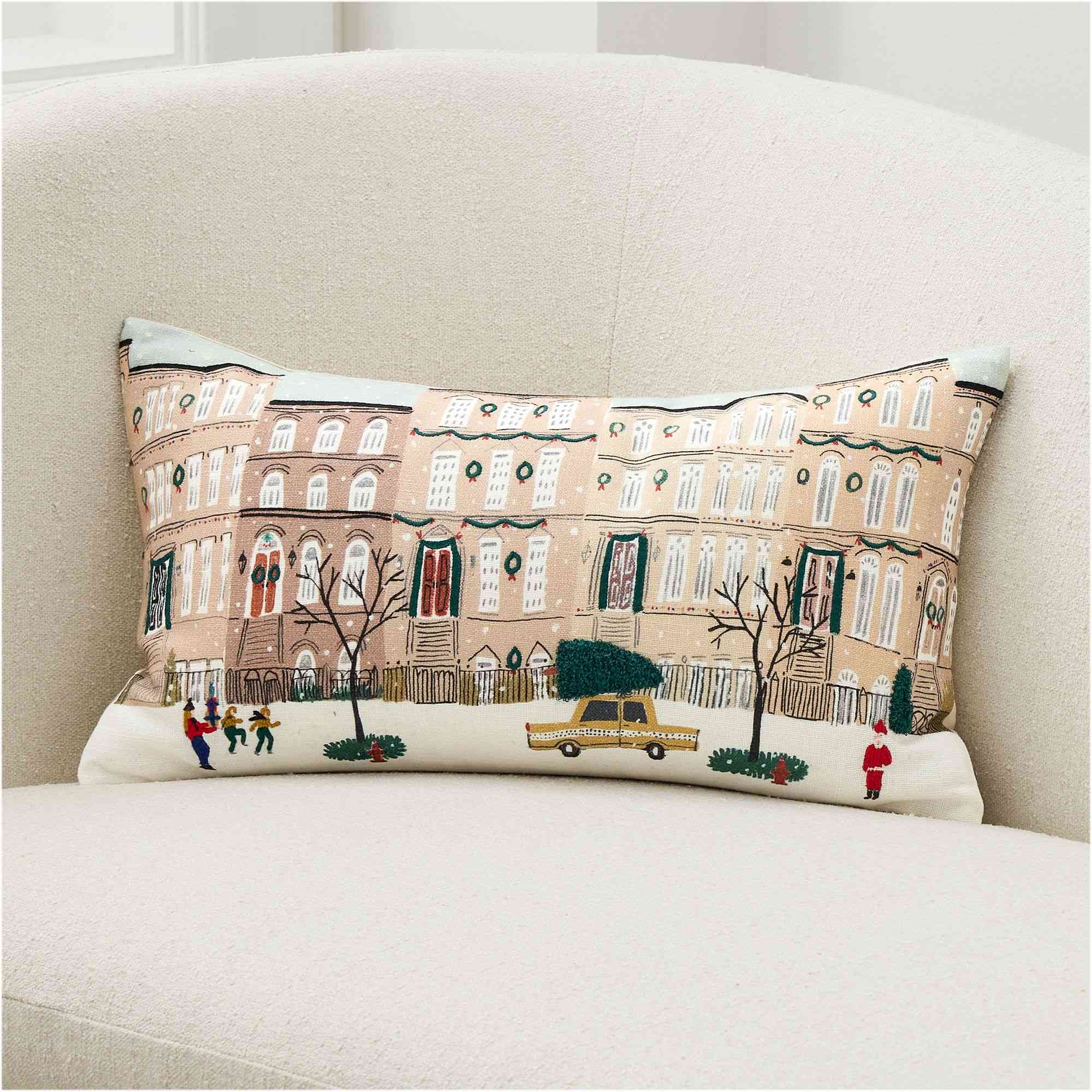 Nicole Cicak Holiday Brownstone PC12x21Multi