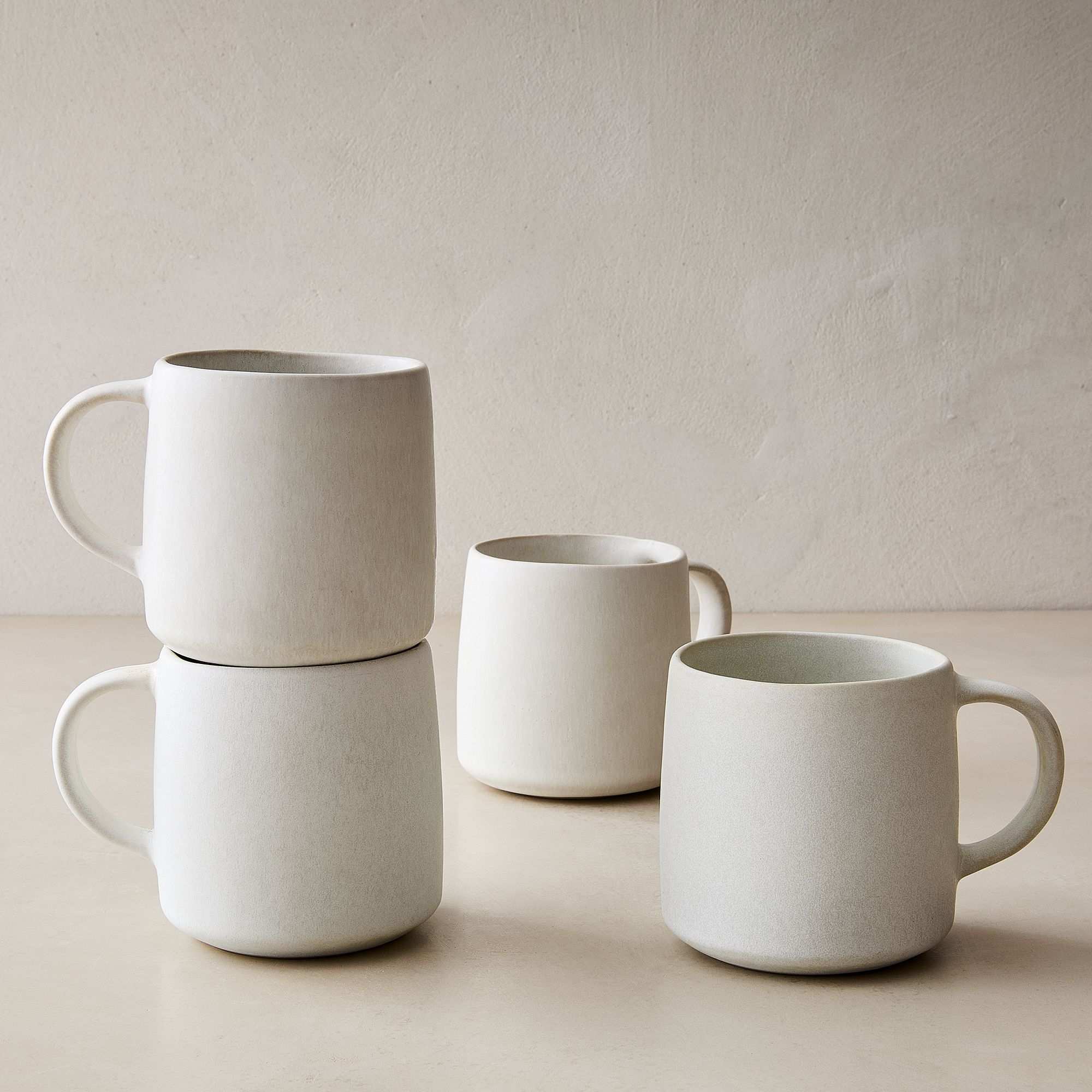 west elm | Kanto Stoneware Handled Mug Set (Set of 4)