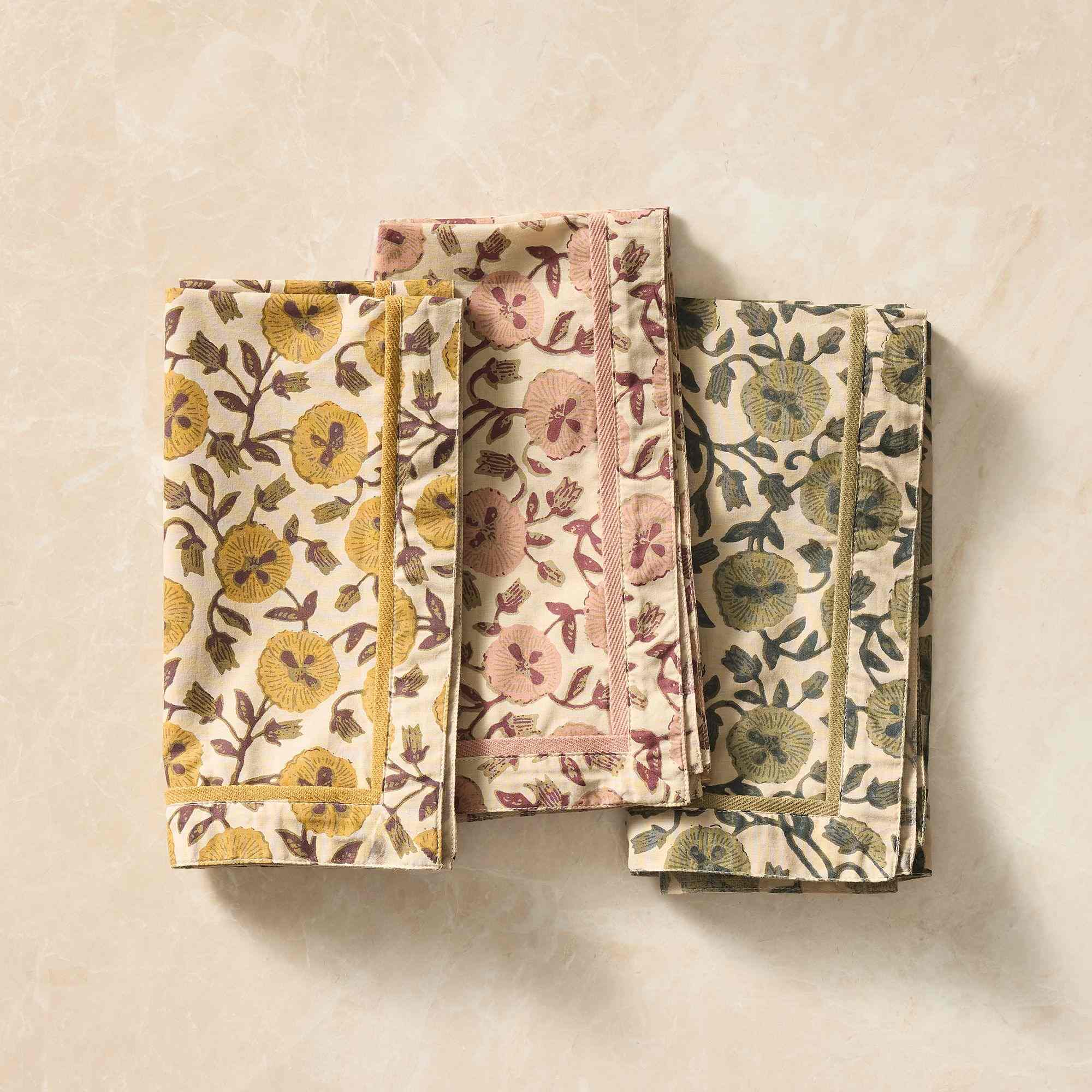 west elm | Laney Floral Napkin Sets