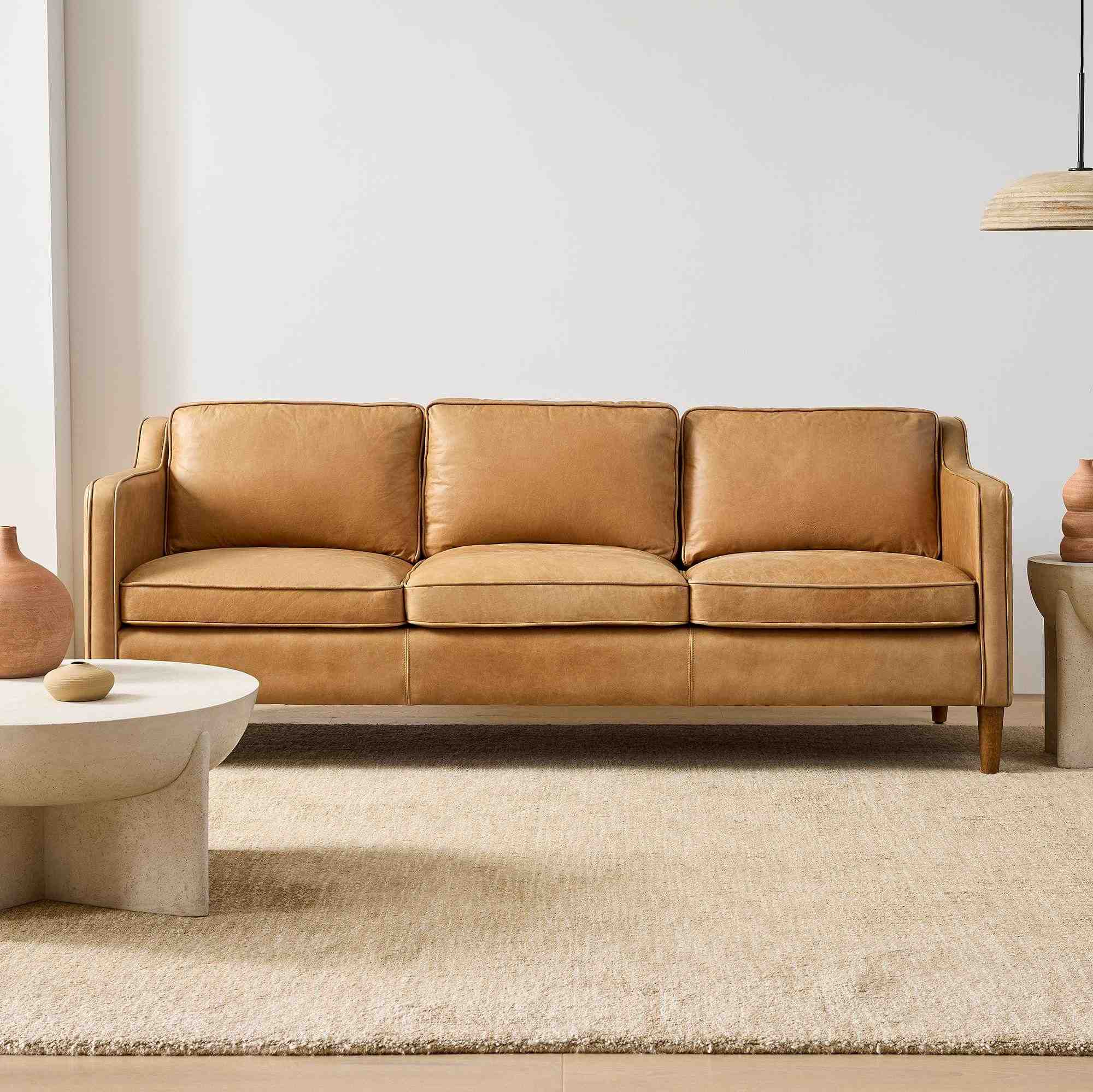 Hamilton Leather Sofa (81")