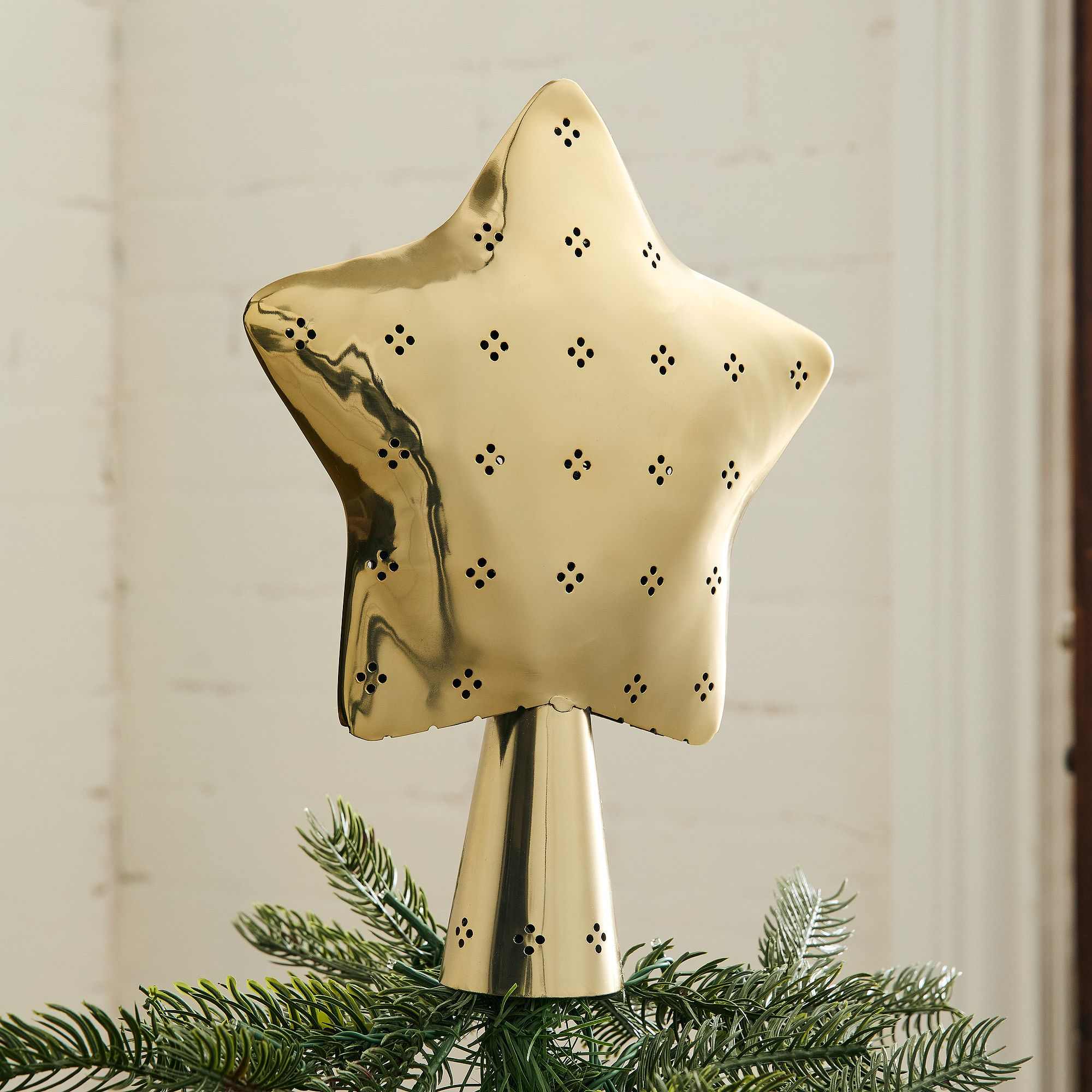 Punched Metal Tree Topper