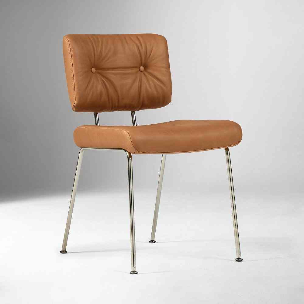 Colombo Tufted Leather Dining Chair