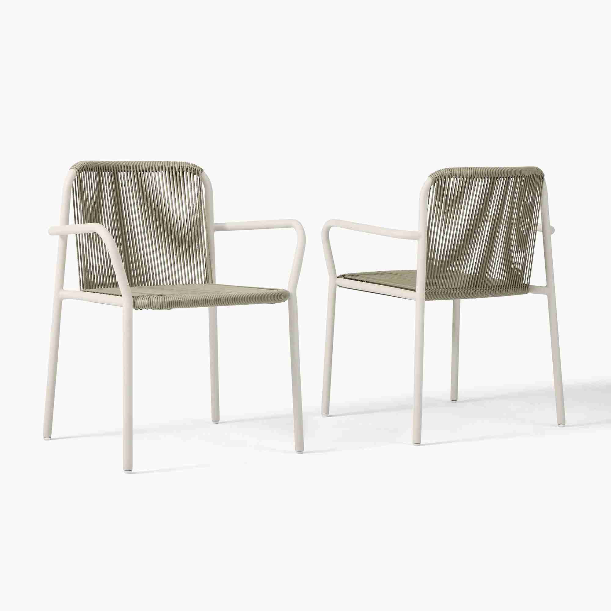 Oceana Outdoor Dining Arm Chair (Set of 2)